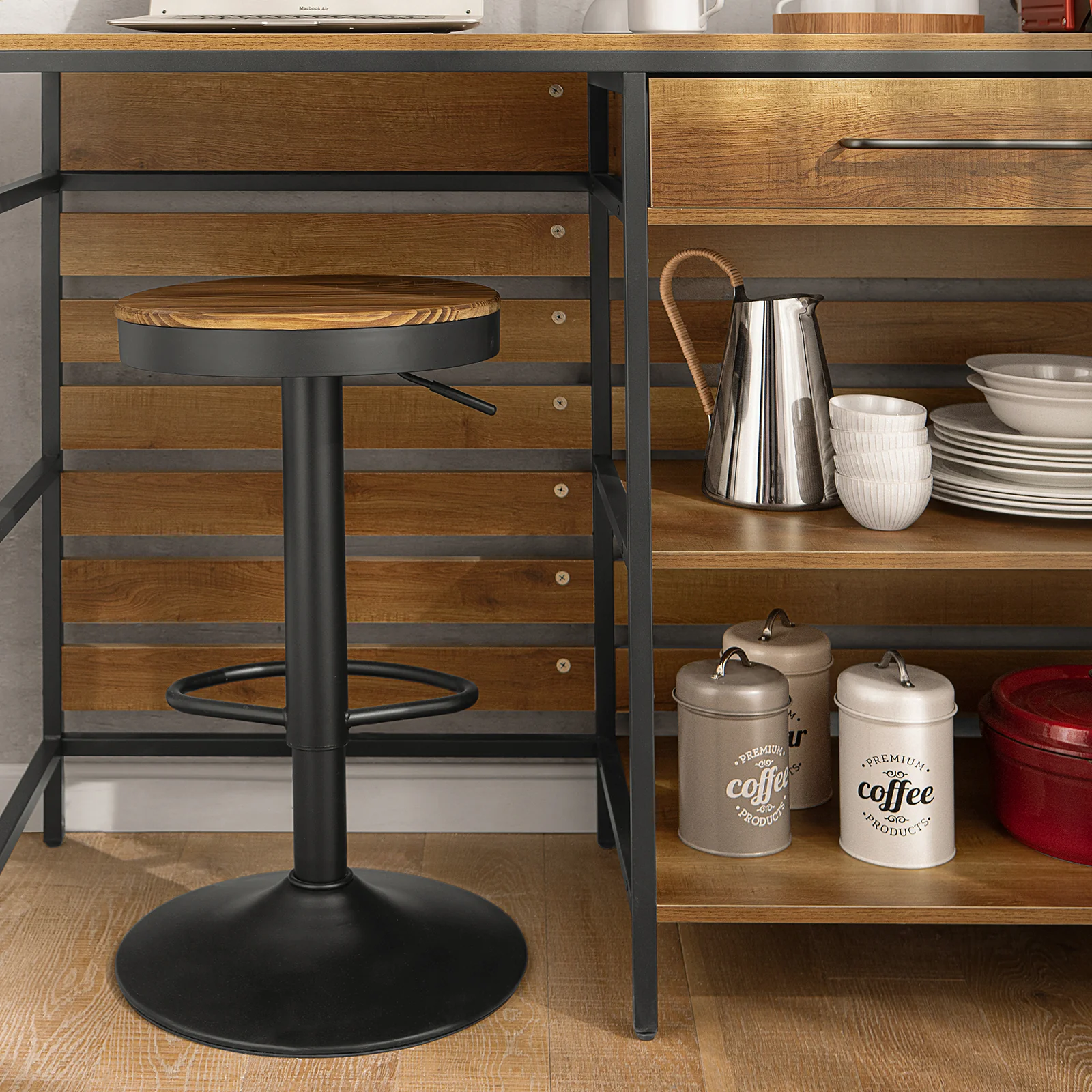 SoBuy FSB71-PF Aparador de Comedor con cajón y 2 Estantes - Image 9