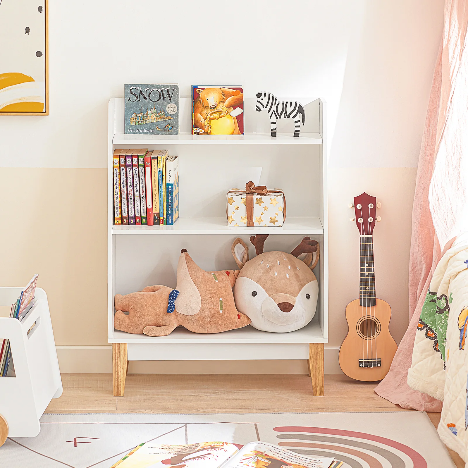 SoBuy KMB47-W Estanterías Estándar Infantil con 3 Estantes - Image 2