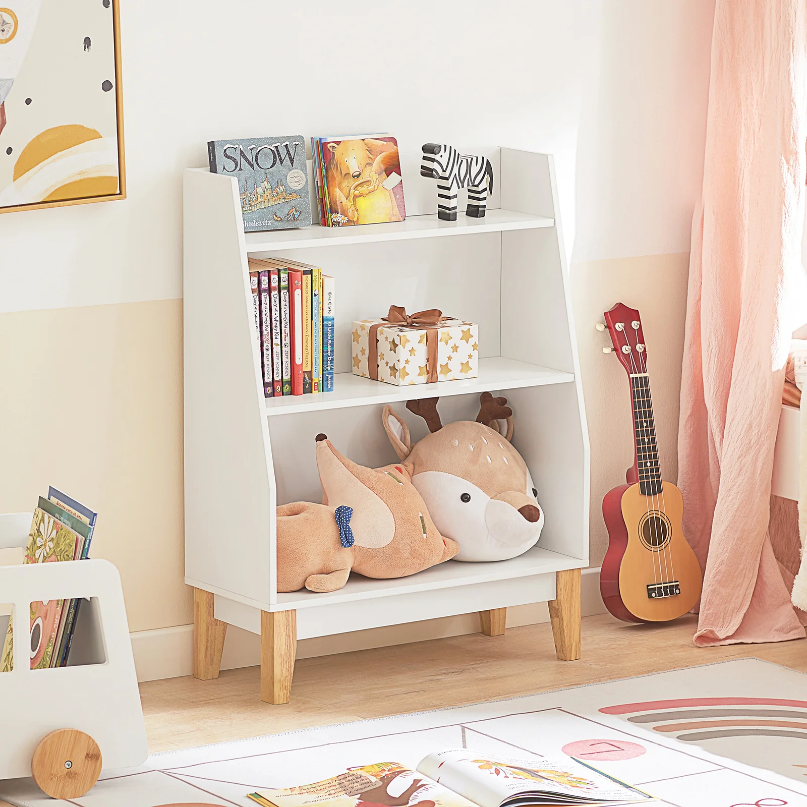 SoBuy KMB47-W Estanterías Estándar Infantil con 3 Estantes - Image 4