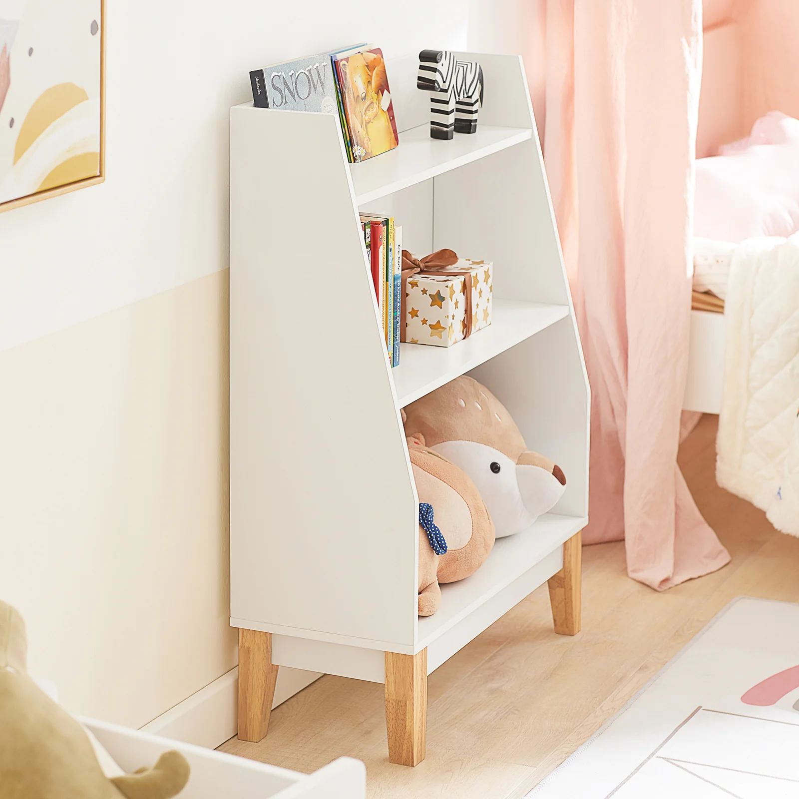 SoBuy KMB47-W Estanterías Estándar Infantil con 3 Estantes - Image 5