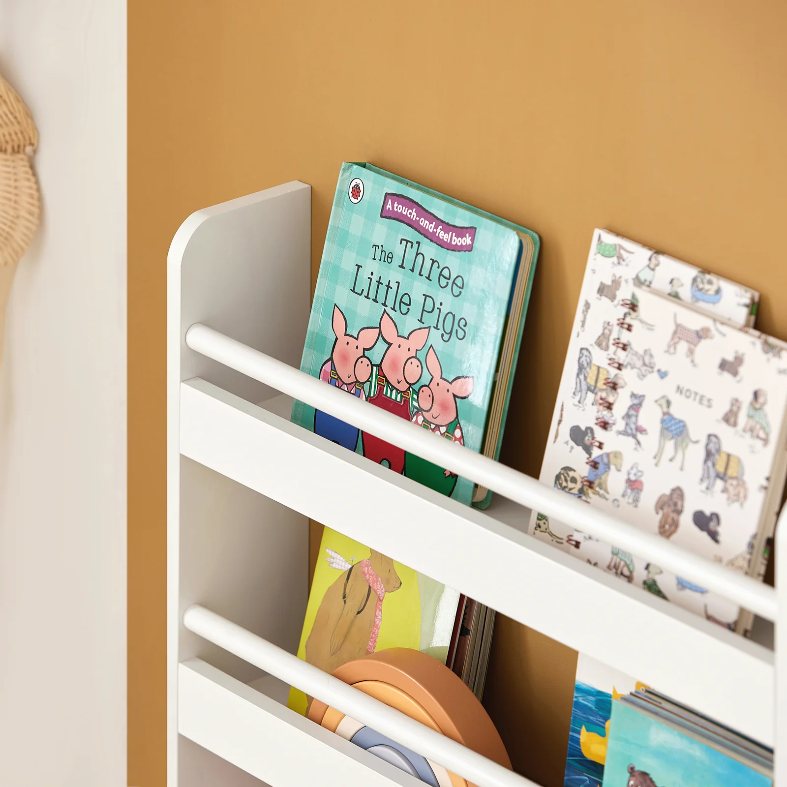 SoBuy KMB08-K-W Librería infantil con 4 Estanterías L60cm - Image 6