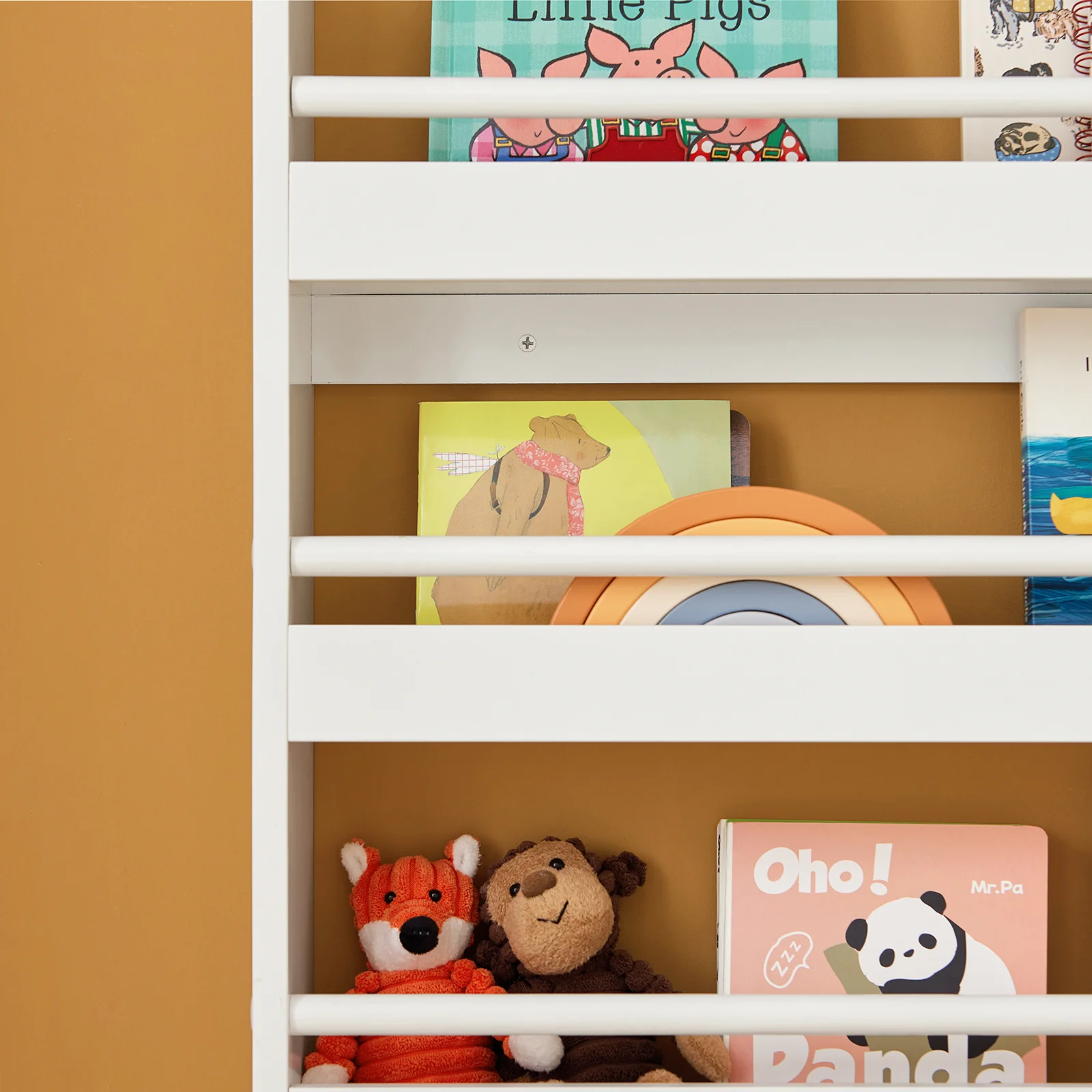 SoBuy KMB08-K-W Librería infantil con 4 Estanterías L60cm - Image 8