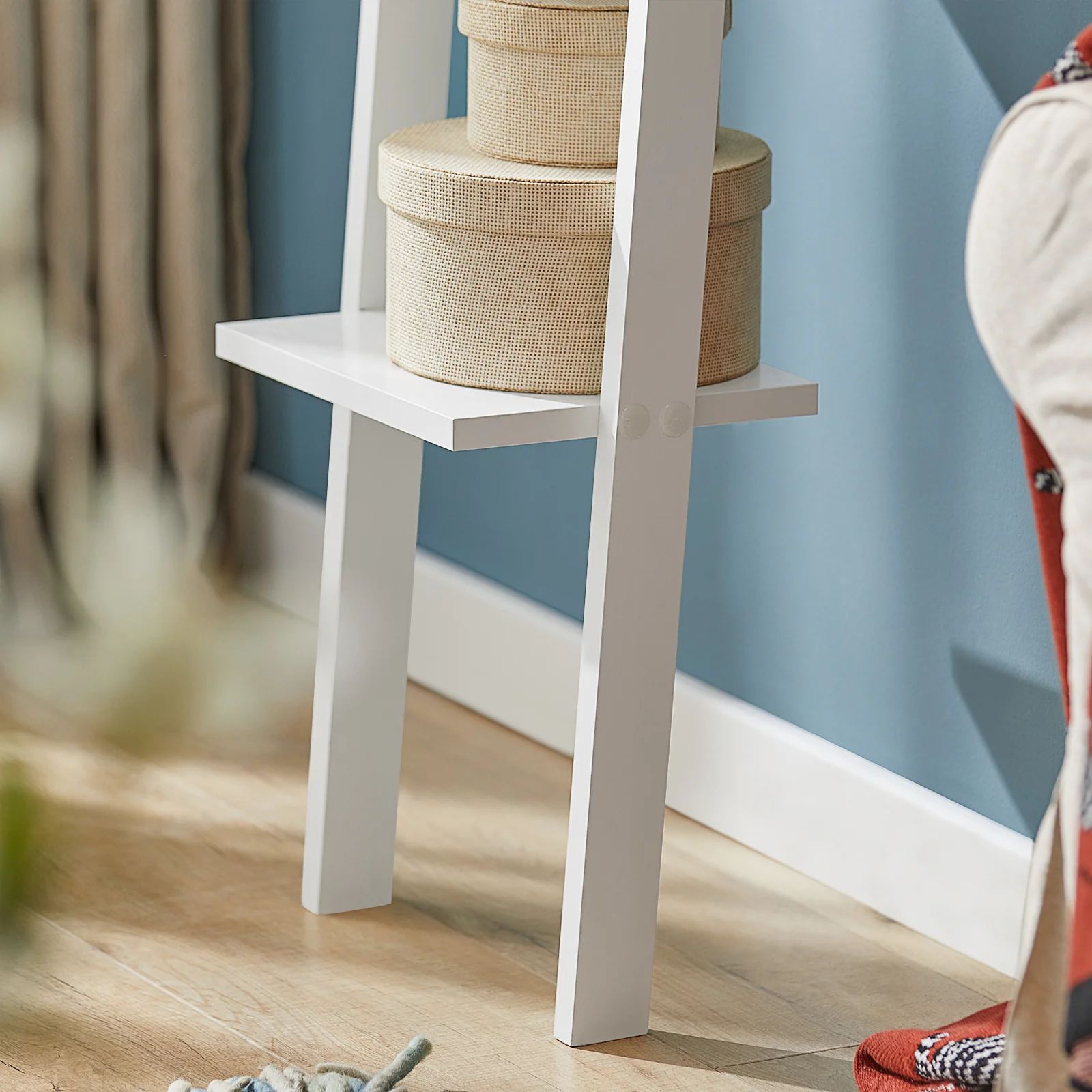 SoBuy FRG15-W Estanterías de Pared con 4 estantes Blanco - Image 5