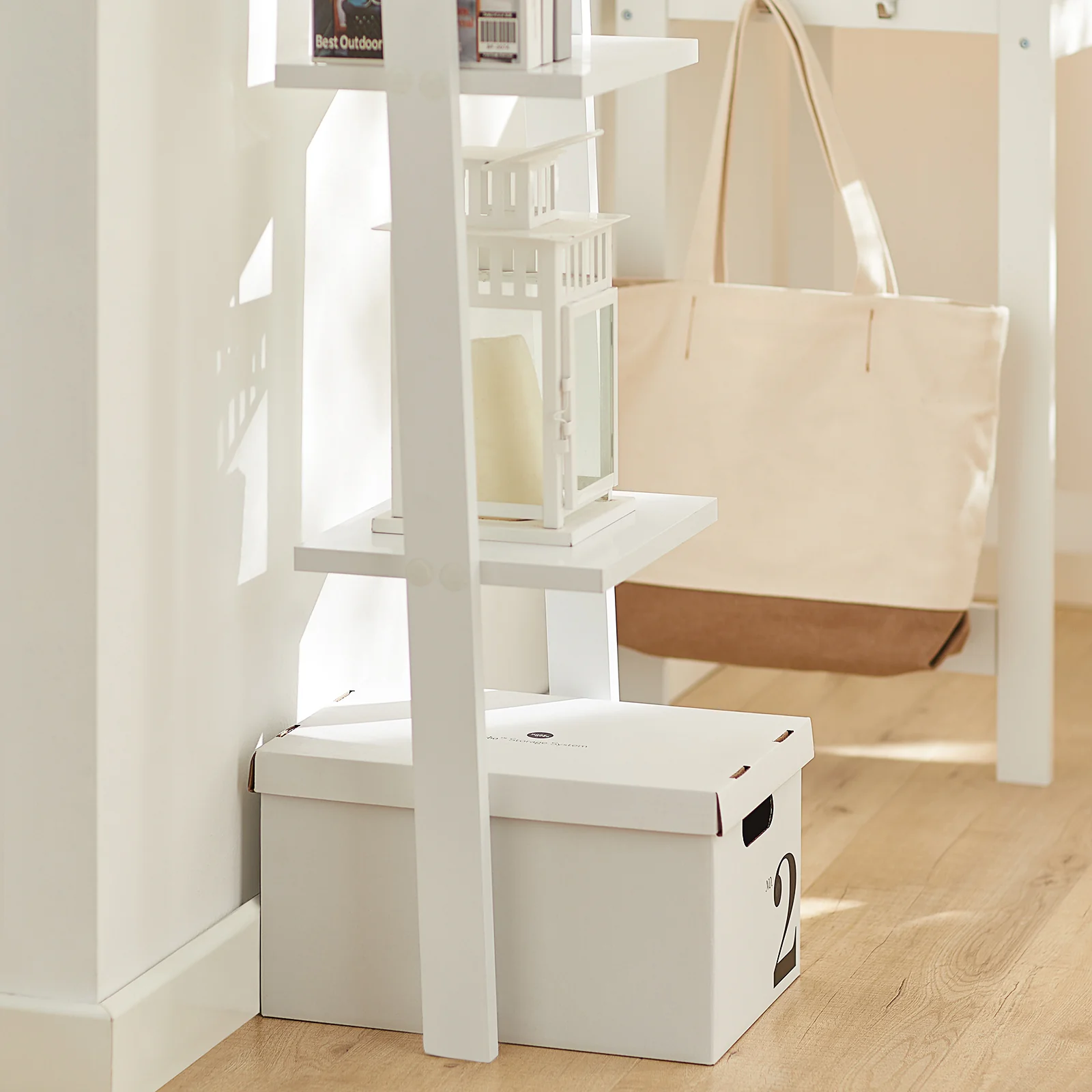 SoBuy FRG15-W Estanterías de Pared con 4 estantes Blanco - Image 9