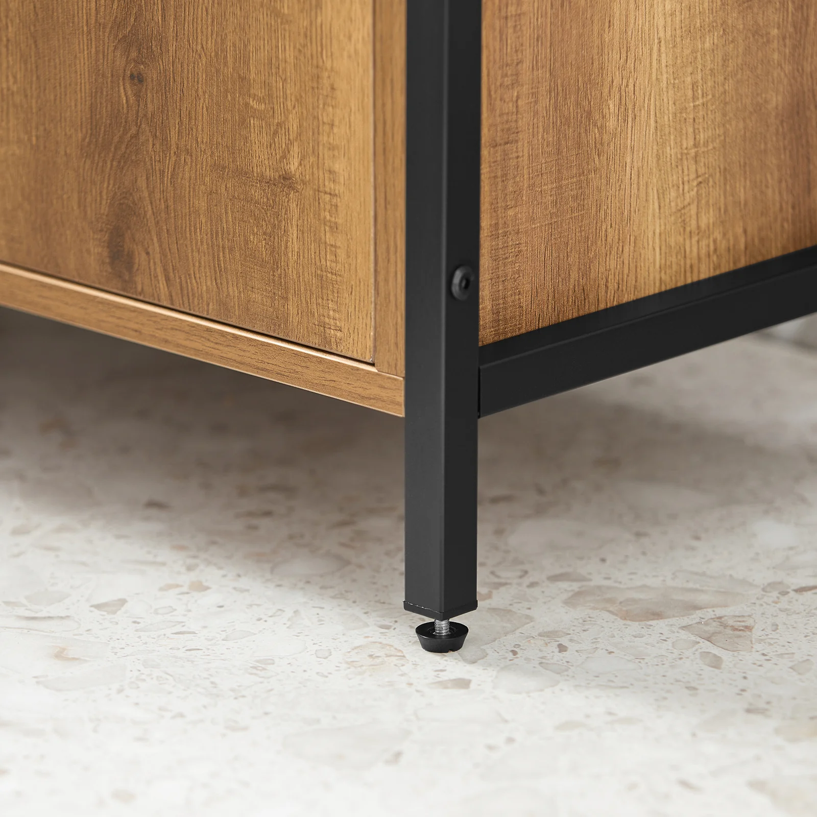 SoBuy BZR63-PF Mueble para debajo del Lavabo 1 Estante y 2 Puertas Vintage - Image 9