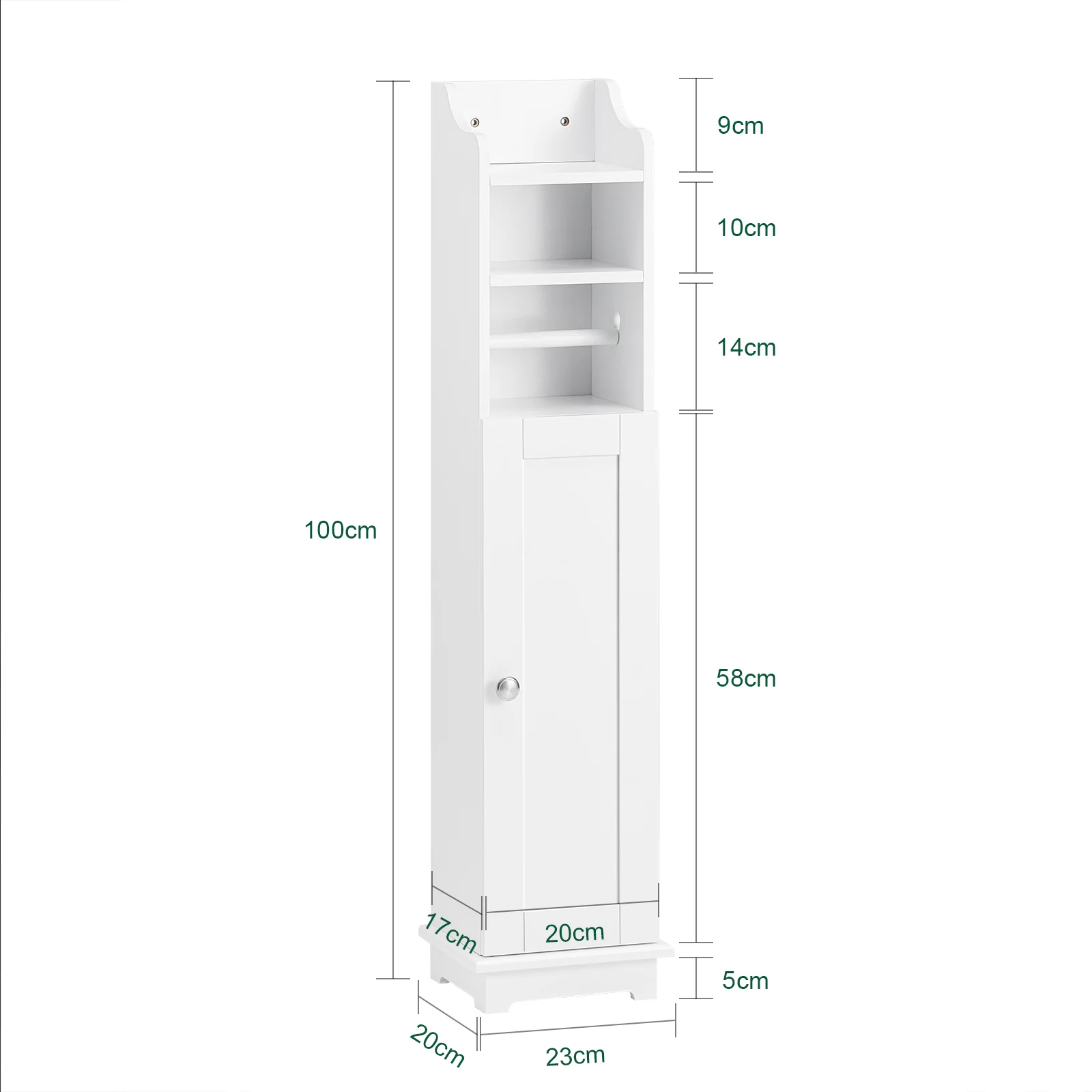 SoBuy FRG177-II-W Estantes de Baño Sostenedor de papel Higiénico - Image 3