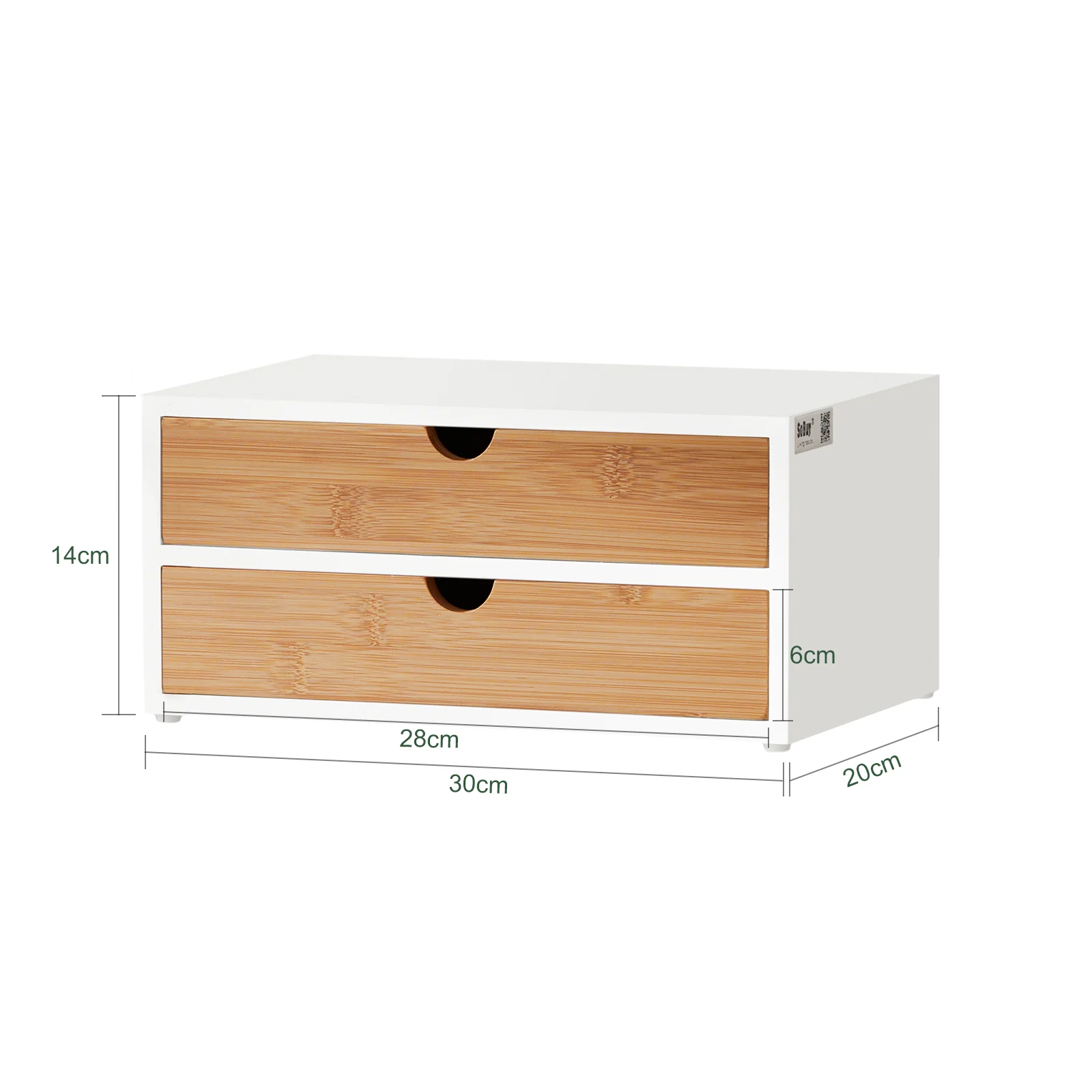 SoBuy FRG180-WN Soporte para Cápsulas de Café o Bolsas de té con 2 cajones - Image 3