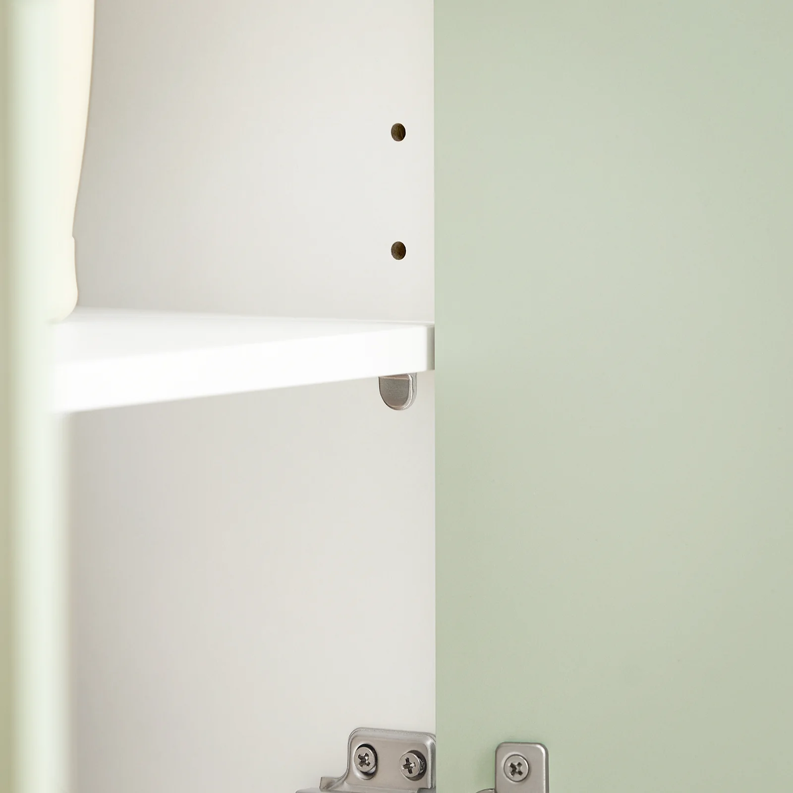 SoBuy BZR139-GR Mueble para Debajo del Lavabo Fregadero Verde y Blanco - Image 10