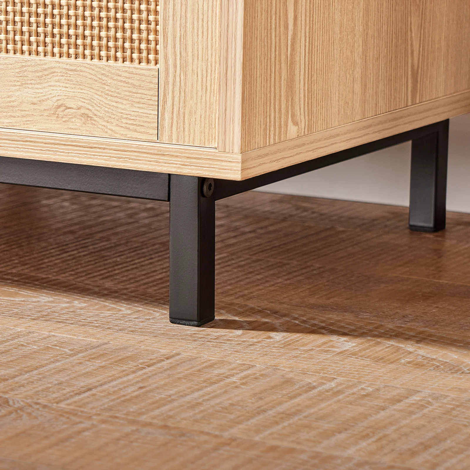 SoBuy FSR154-N Banco Zapatero con 2 Puertas 110 x 40 x 49 cm Natural - Image 7