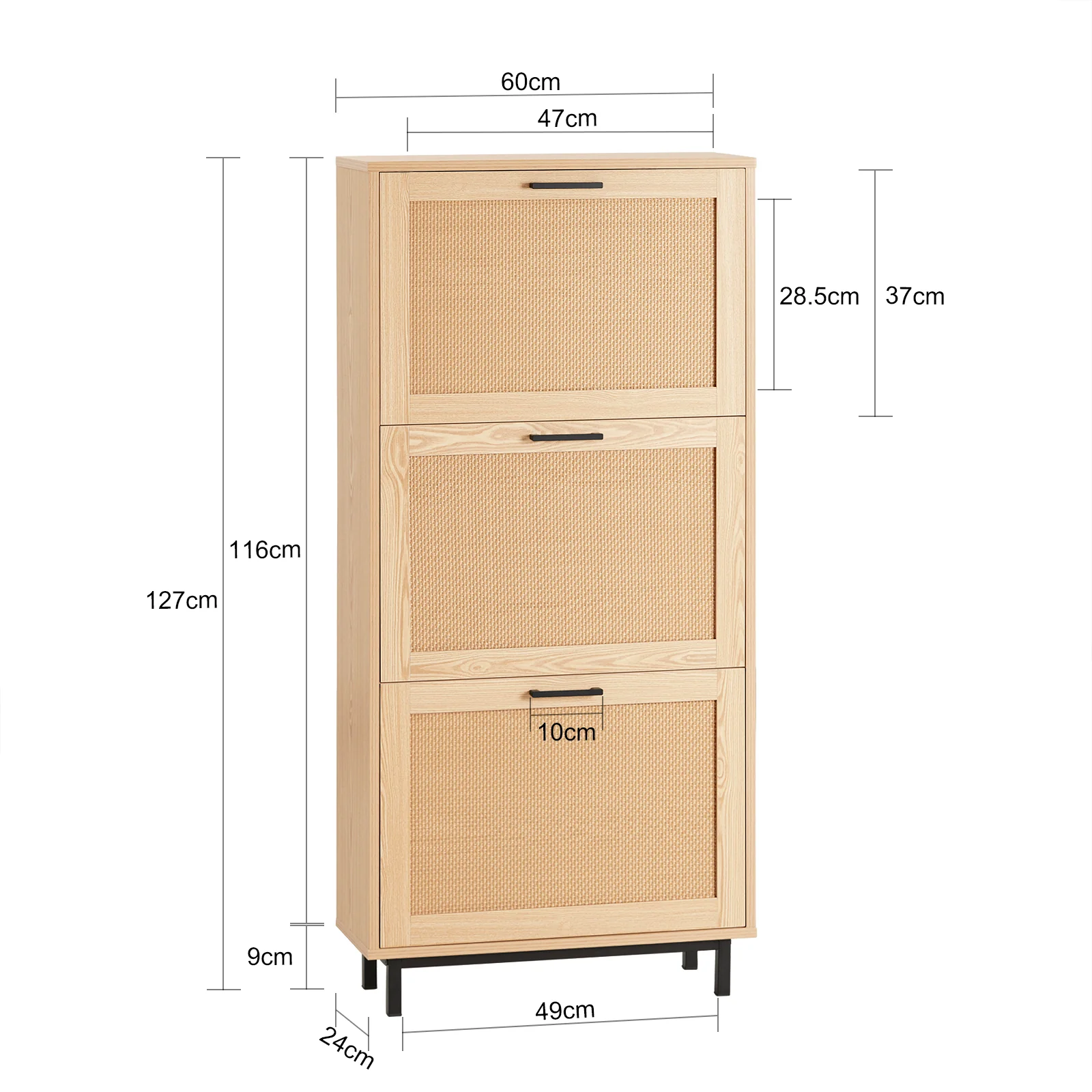 SoBuy FSR155-N Organizador para Zapatos Estrecho con 3 Solapas - Image 3