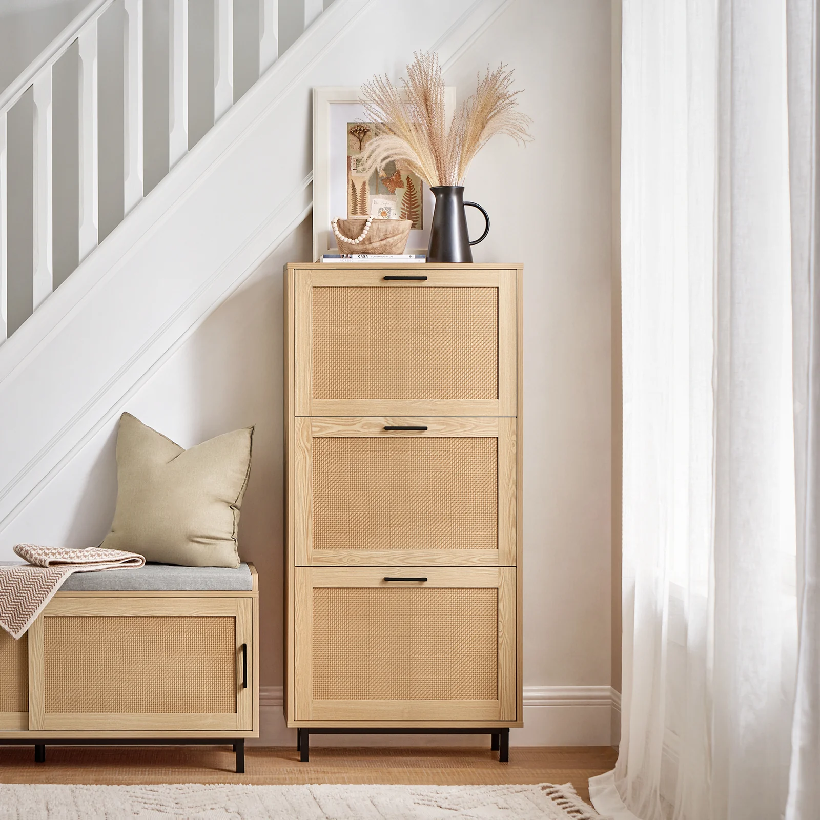 SoBuy FSR155-N Organizador para Zapatos Estrecho con 3 Solapas - Image 5