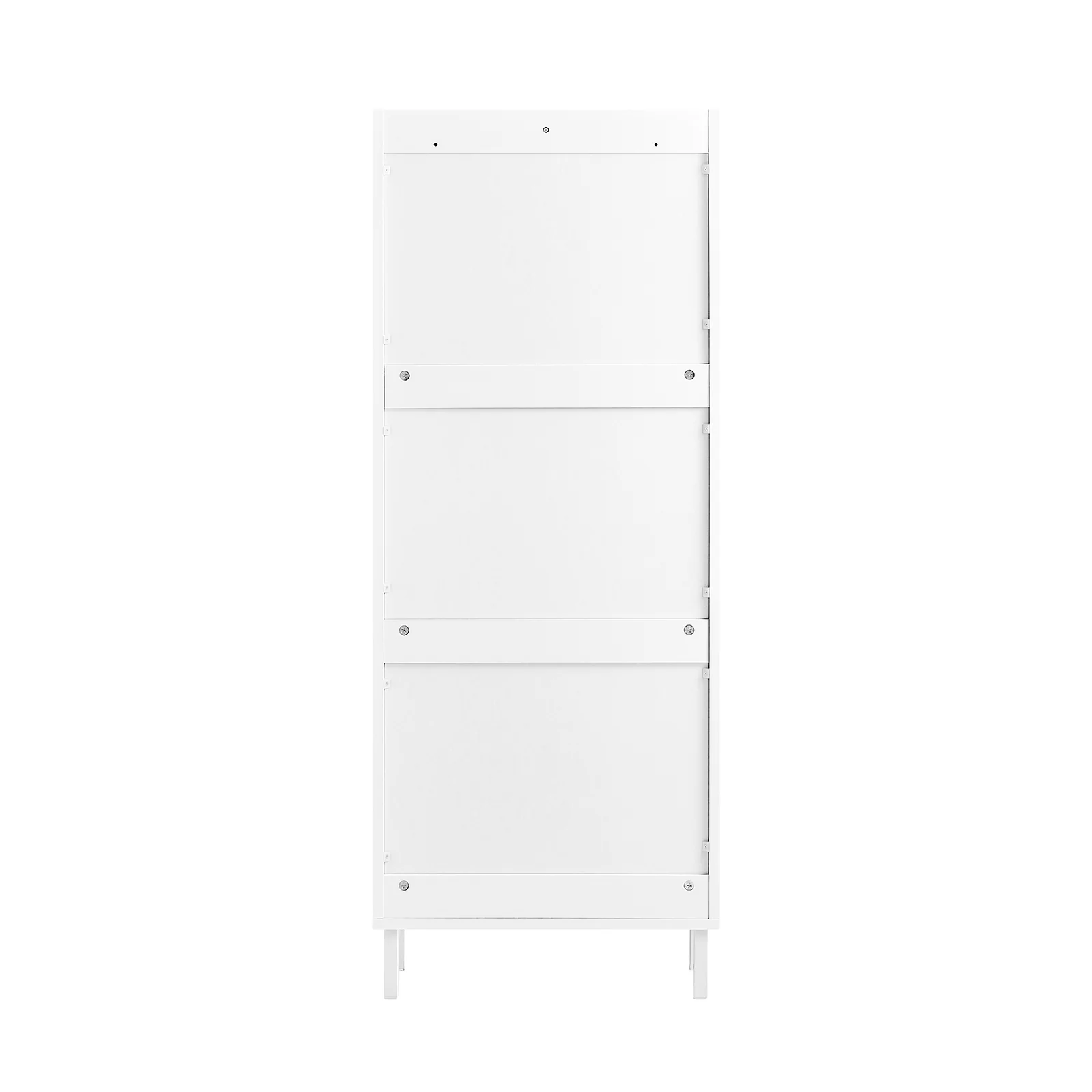 SoBuy FSR177-H-W Zapatero Estrecho con 3 Solapas Blanco 50x19x130 cm - Image 7