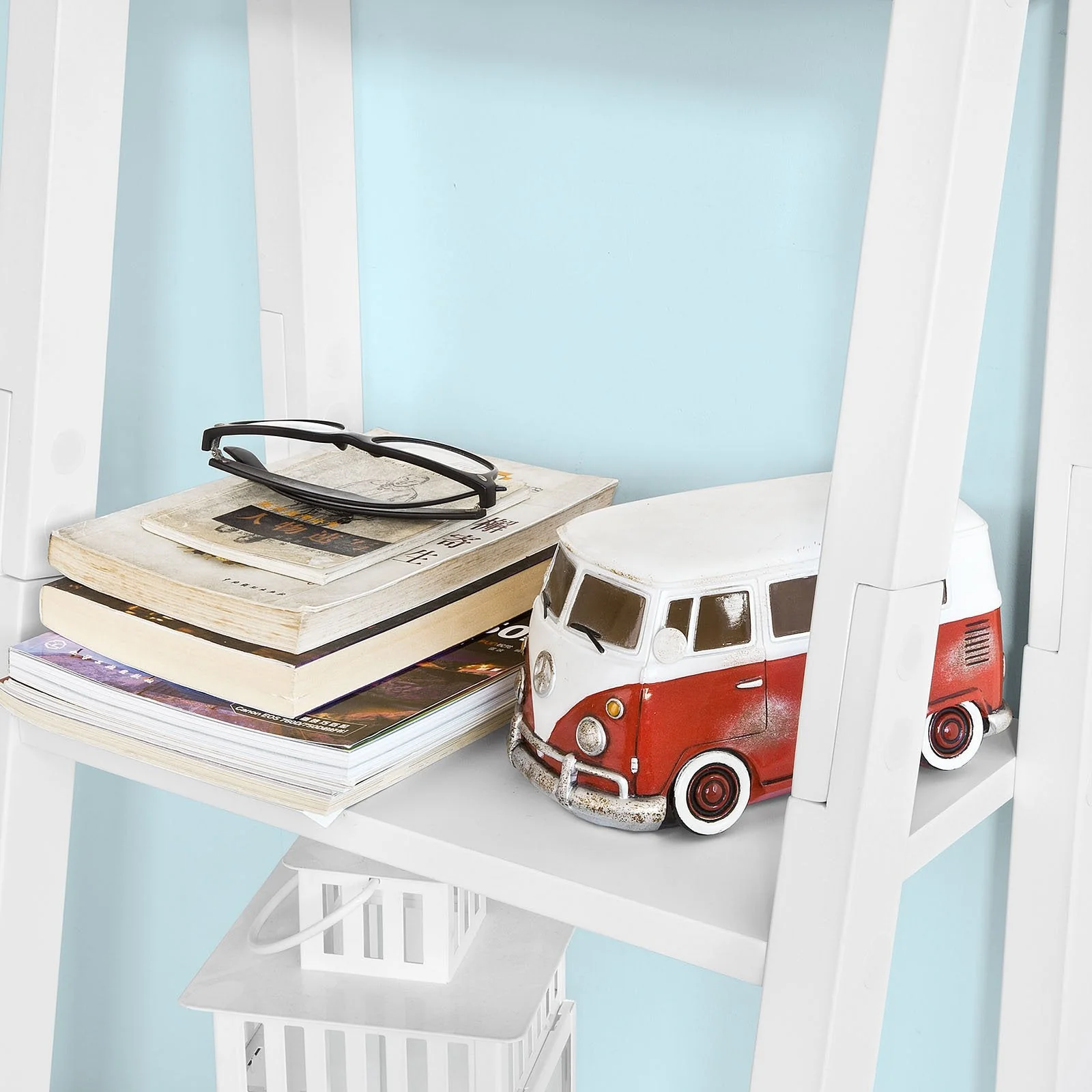 SoBuy FRG101-W Estantería Librería con 5 Niveles Blanco - Image 6