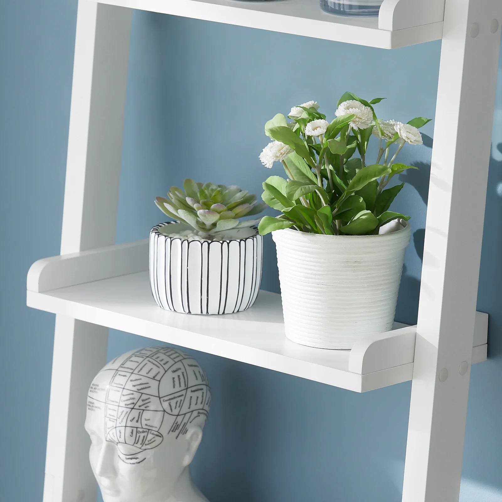 SoBuy FRG17-W Estantería escalonada con 5 estantes Blanco - Image 7