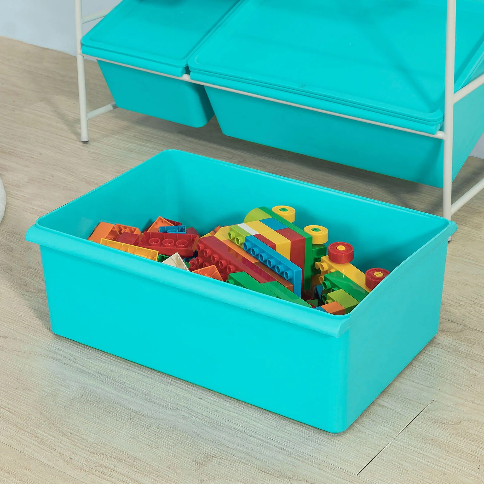 SoBuy KMB07-B Librería Infantil con 3 bandejas y 4 cajones - Image 8