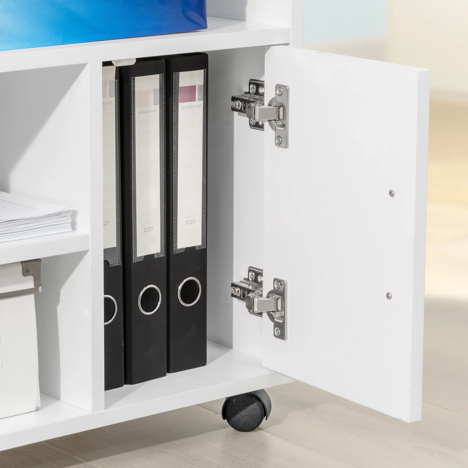 SoBuy FBT106-W Soporte para Impresora de archivador de Oficina en casa Blanco - Image 6