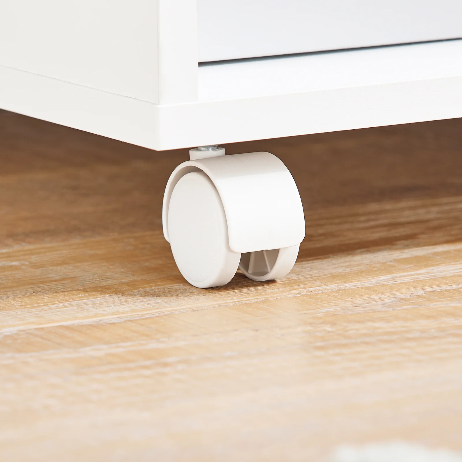 SoBuy ASK10-WN Soporte para Impresora con Ruedas 63x42x88 cm Blanco - Image 9