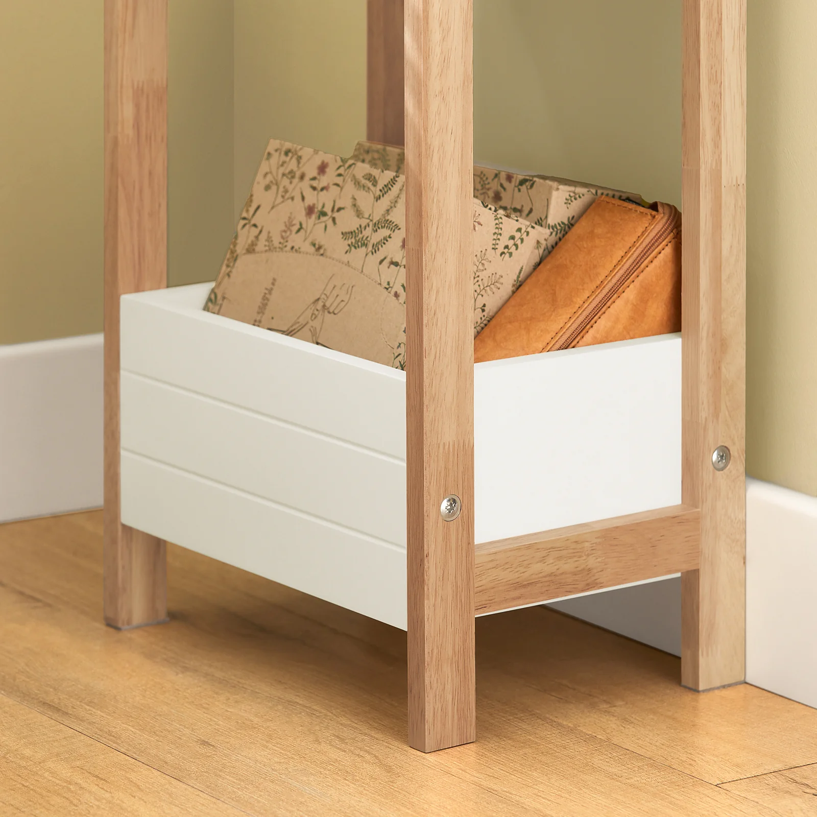 SoBuy FRG226-WN Estanterías de Baño con 3 niveles de bandeja Blanco - Image 6