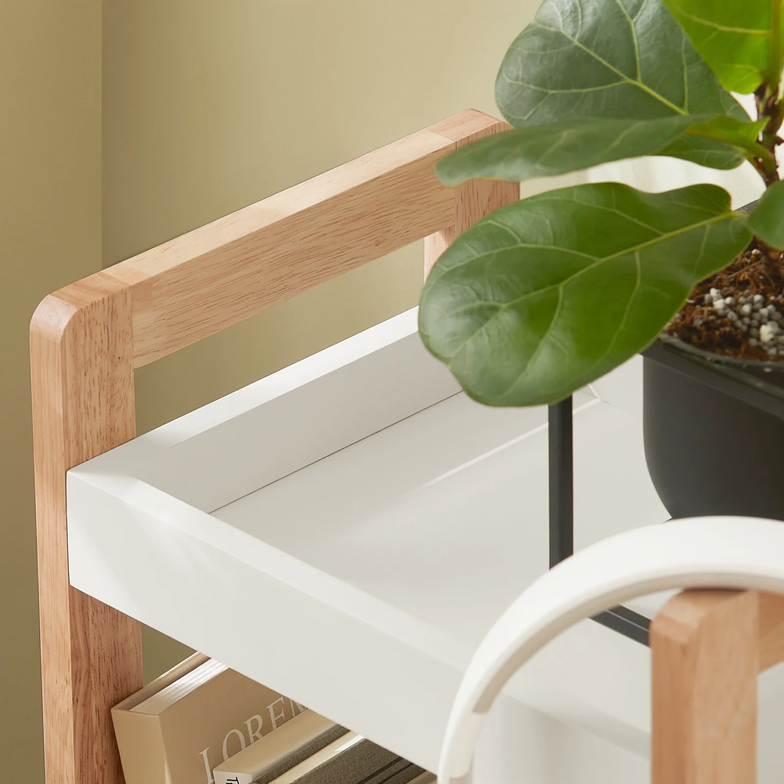 SoBuy FRG226-WN Estanterías de Baño con 3 niveles de bandeja Blanco - Image 7