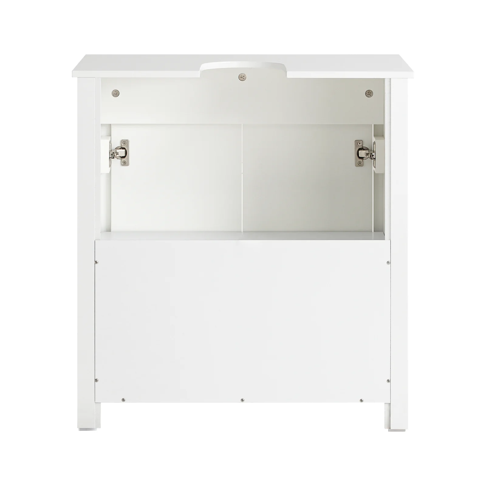 SoBuy BZR101-W Mueble para Debajo del Lavabo 2 Puertas 60 x 34 x 65,5 cm - Image 5