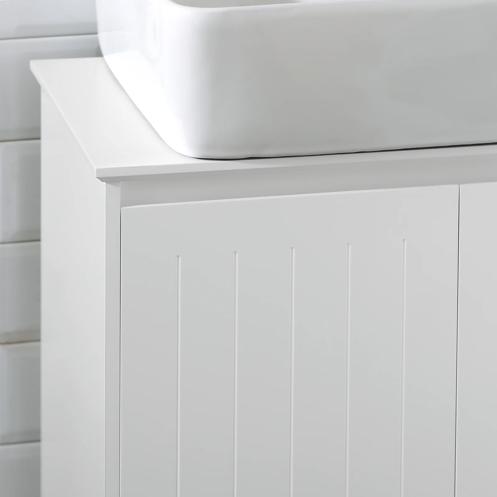 SoBuy BZR108-W Mueble para Debajo del Lavabo - Image 8