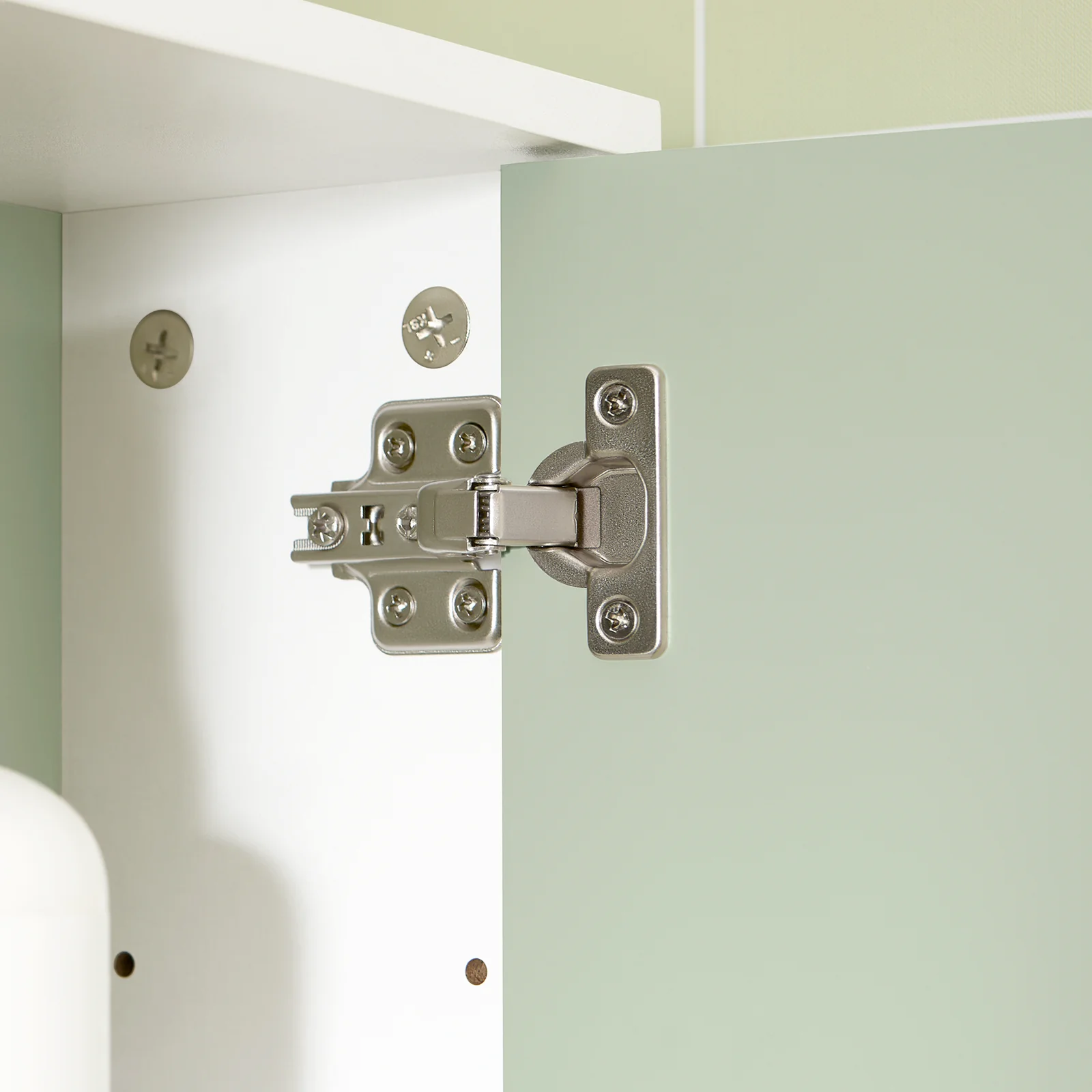 SoBuy BZR140-GR Armario de Pared para Baño Verde 60 x 15 x 54 cm - Image 6