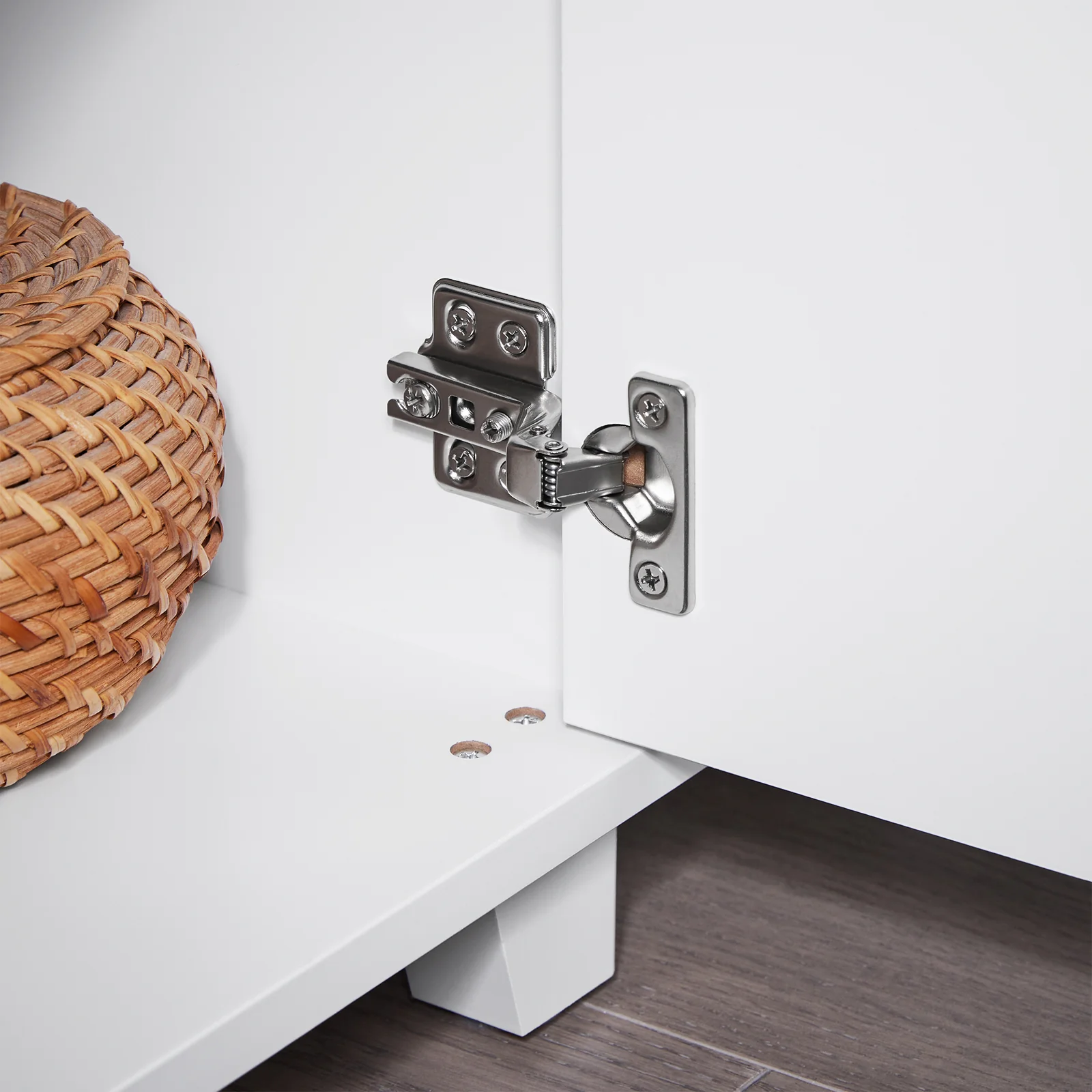 Preventa-SoBuy BZR148-W Mueble para Debajo del Lavabo con 2 Puertas y 1 Estante - Image 7