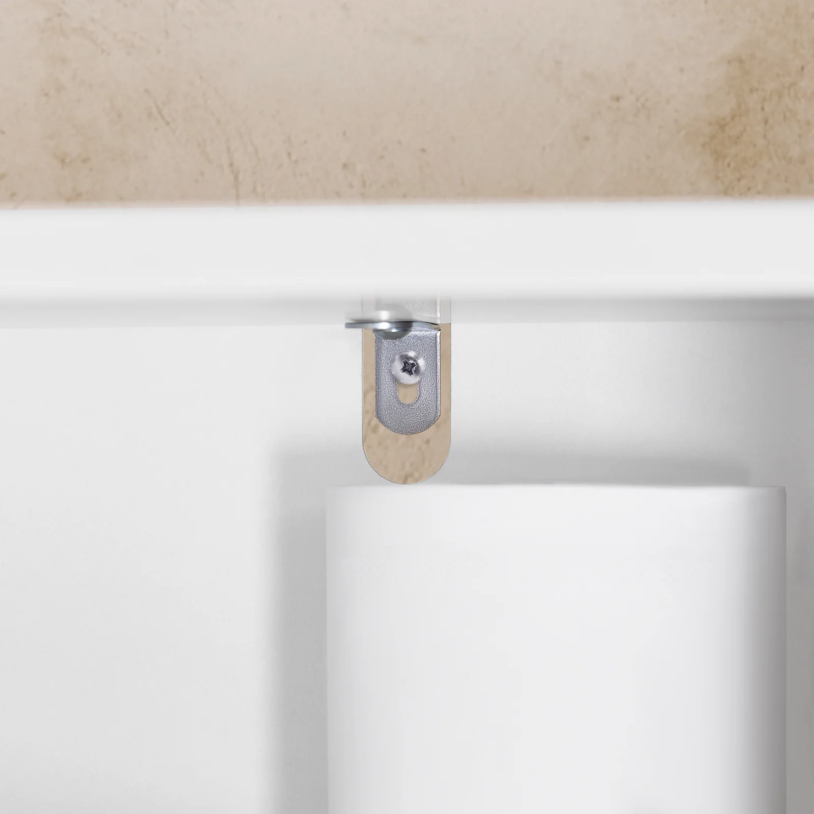 Preventa-SoBuy BZR150-W Mueble Columna de Baño con 2 cesto de ropa y 1 Compartimento Blanco - Image 6