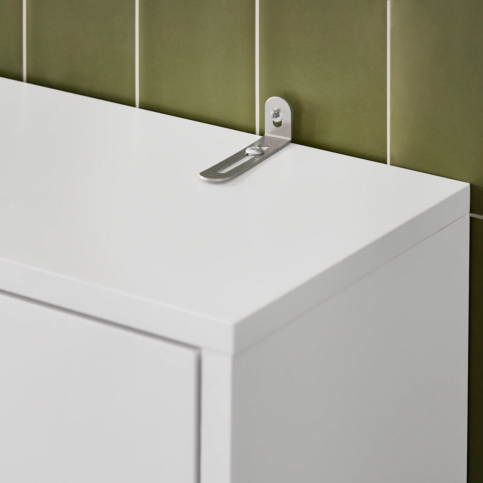 SoBuy BZR165-W Estantería de Baño para Colocar sobre el Inodoro con 2 Estantes Abiertos y 2 Puertas - Image 6