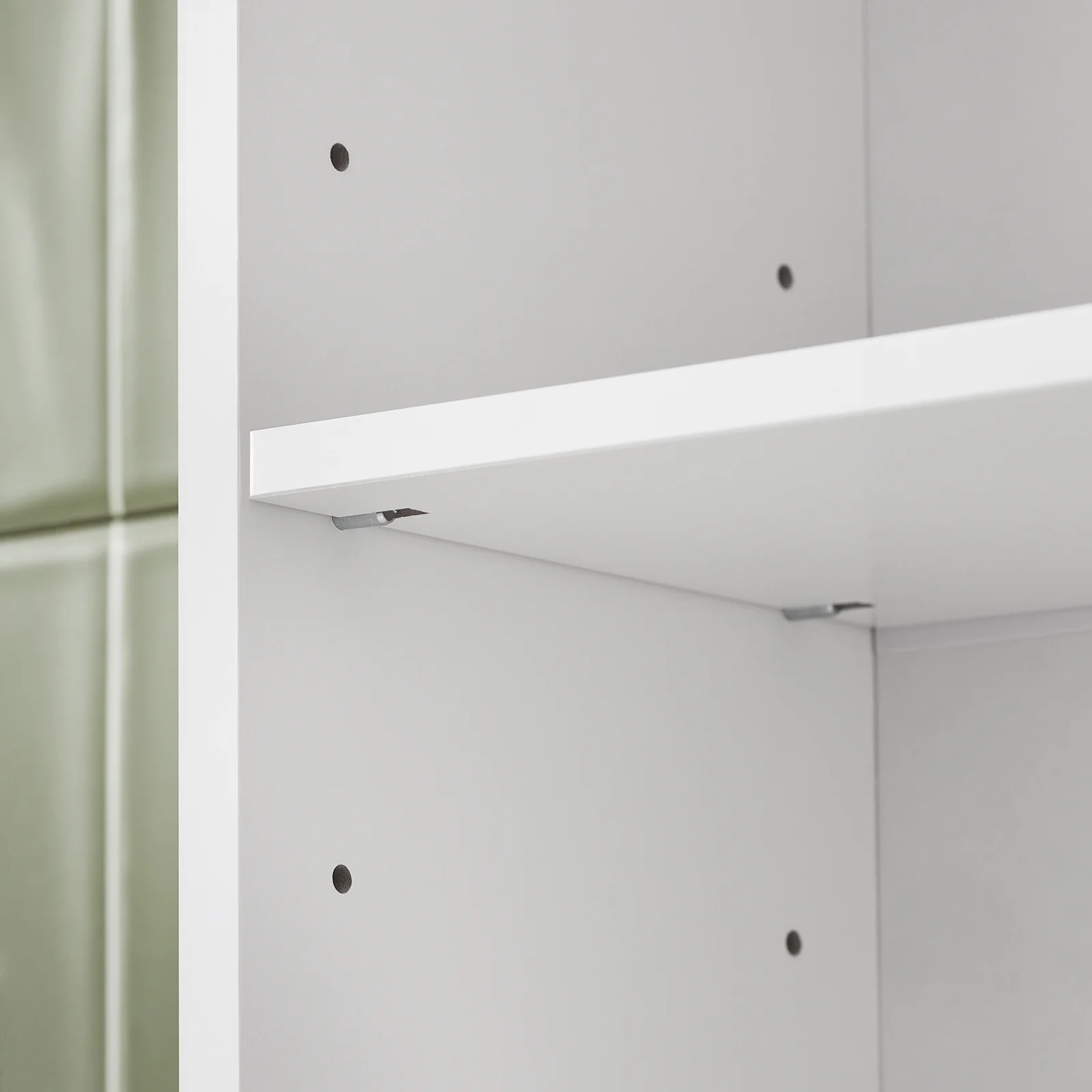 SoBuy BZR165-W Estantería de Baño para Colocar sobre el Inodoro con 2 Estantes Abiertos y 2 Puertas - Image 8