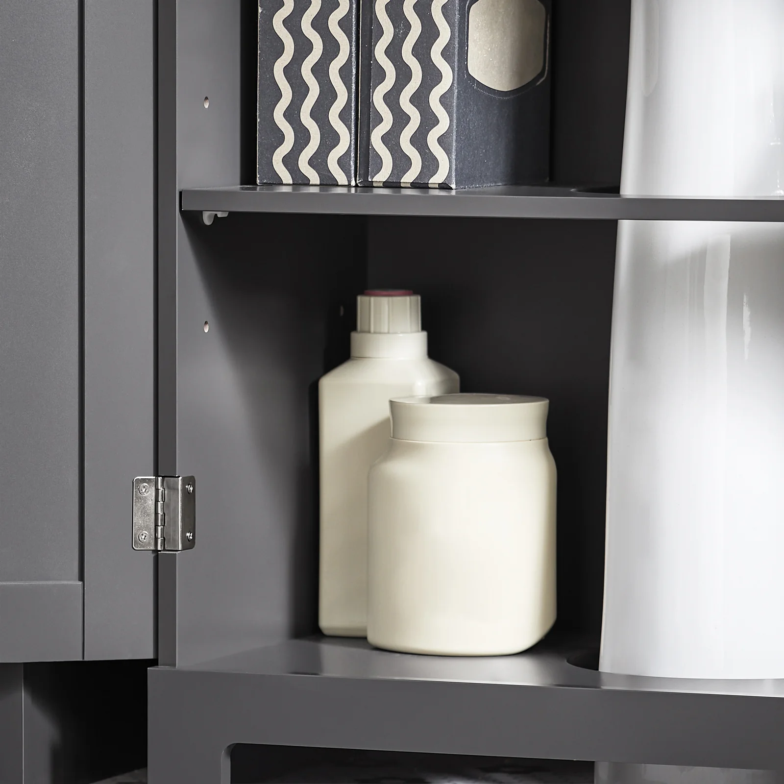SoBuy BZR18-II-DG Mueble para Debajo del Lavabo Gris - Image 7