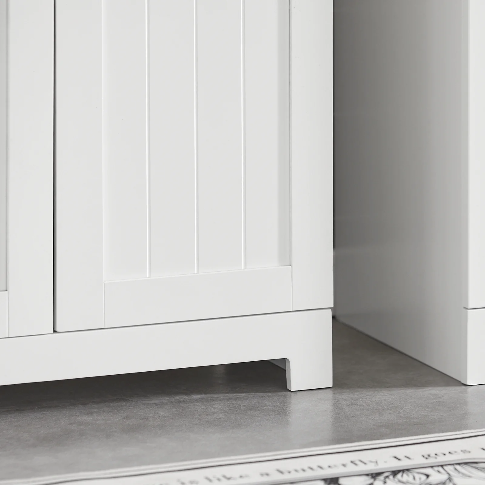 SoBuy BZR18-W Armario Lavabo con 2 Estantes Blanco - Image 8