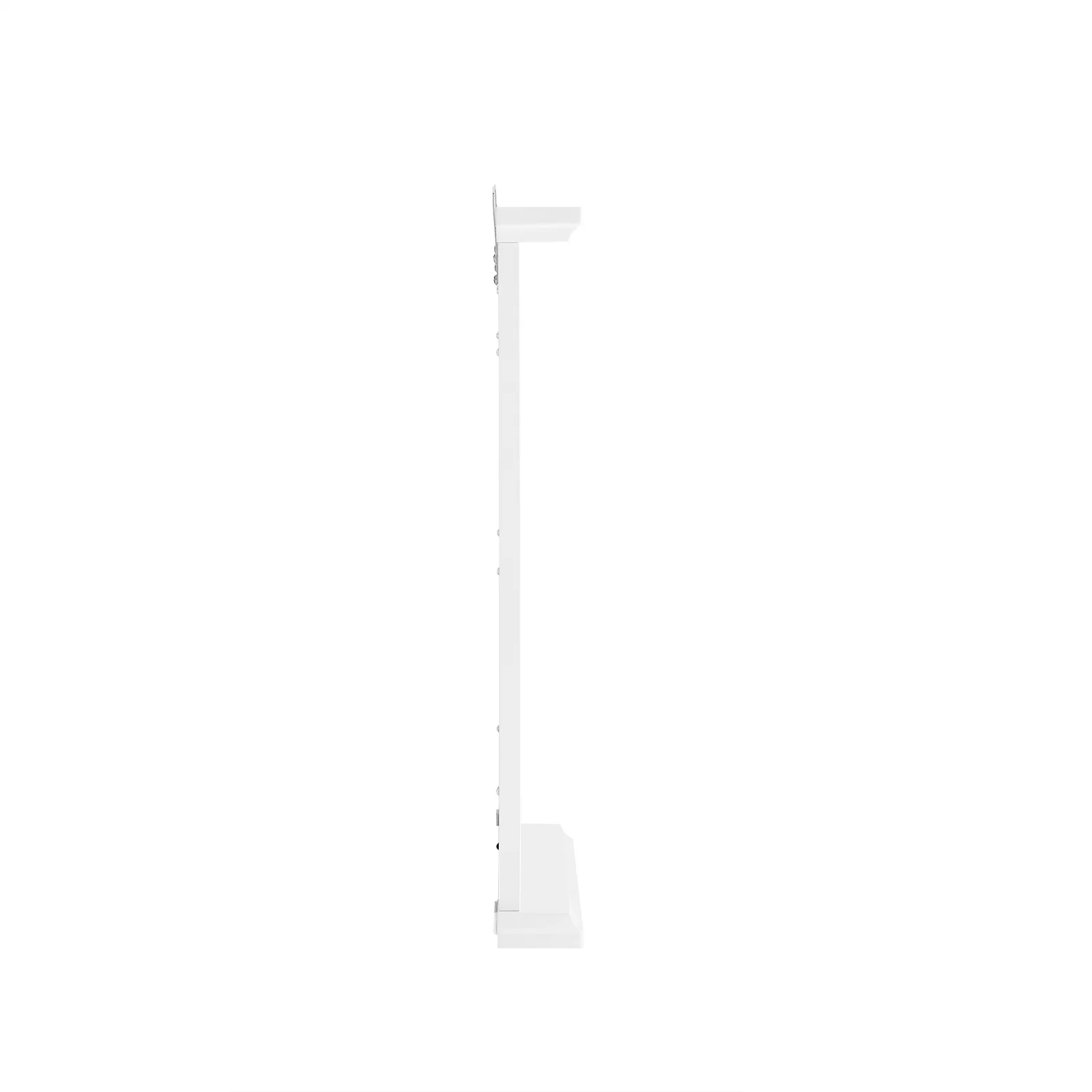 SoBuy BZR212-W Mueble de Pared con Espejo Espejo de Pared para Baño con 1 Estante Blanco - Image 4