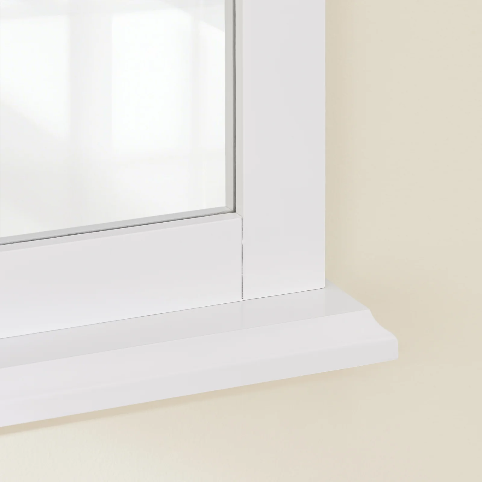 SoBuy BZR212-W Mueble de Pared con Espejo Espejo de Pared para Baño con 1 Estante Blanco - Image 8