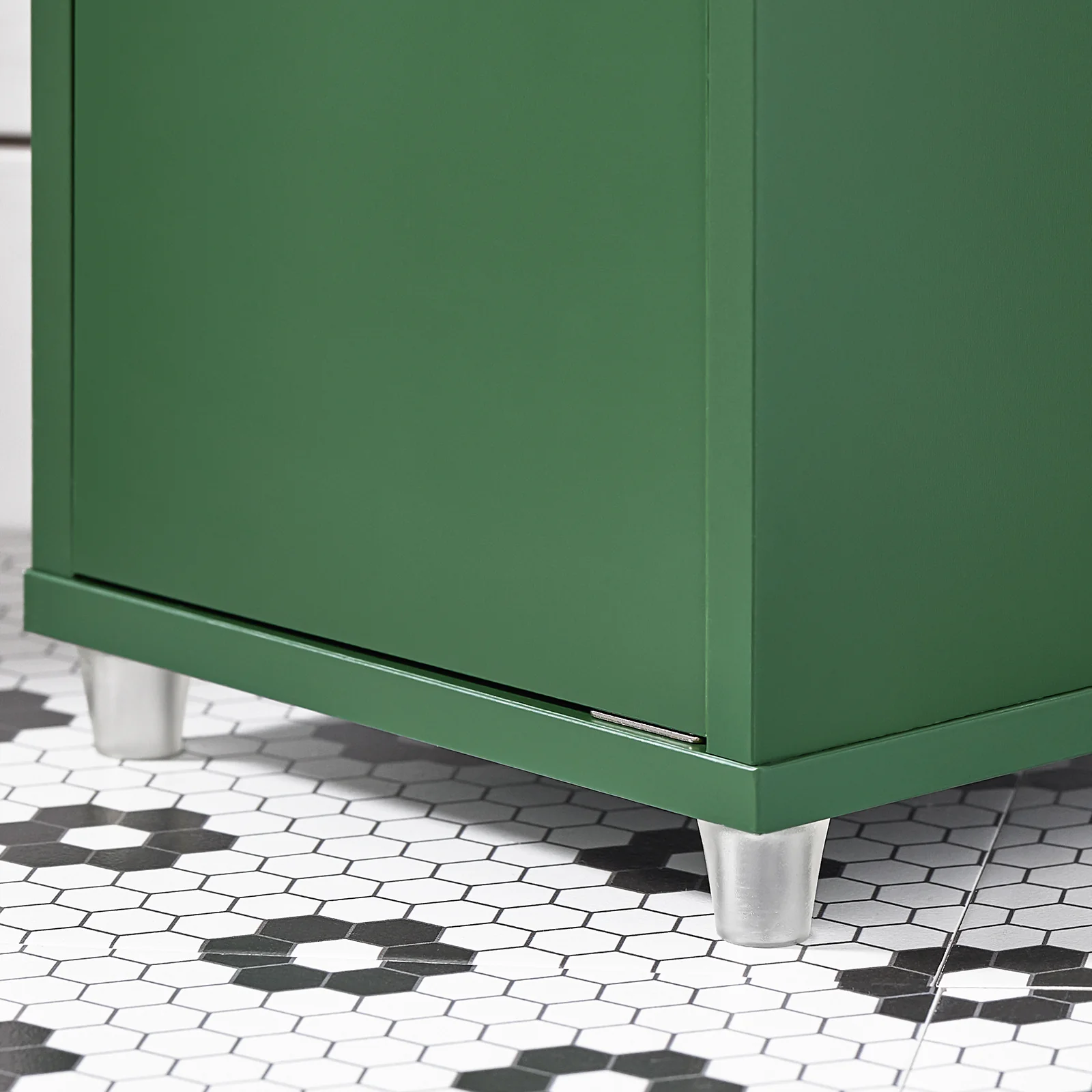 SoBuy BZR34-II-SY Mueble Columna de Baño con 5 Estantes Verde - Image 9
