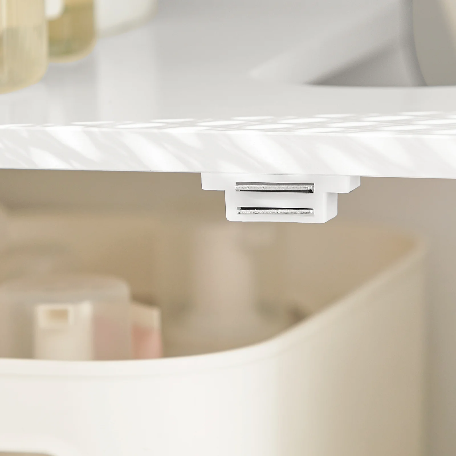 SoBuy BZR35-W Armario para debajo del Lavabo con 2 niveles y 2 puertas - Image 7