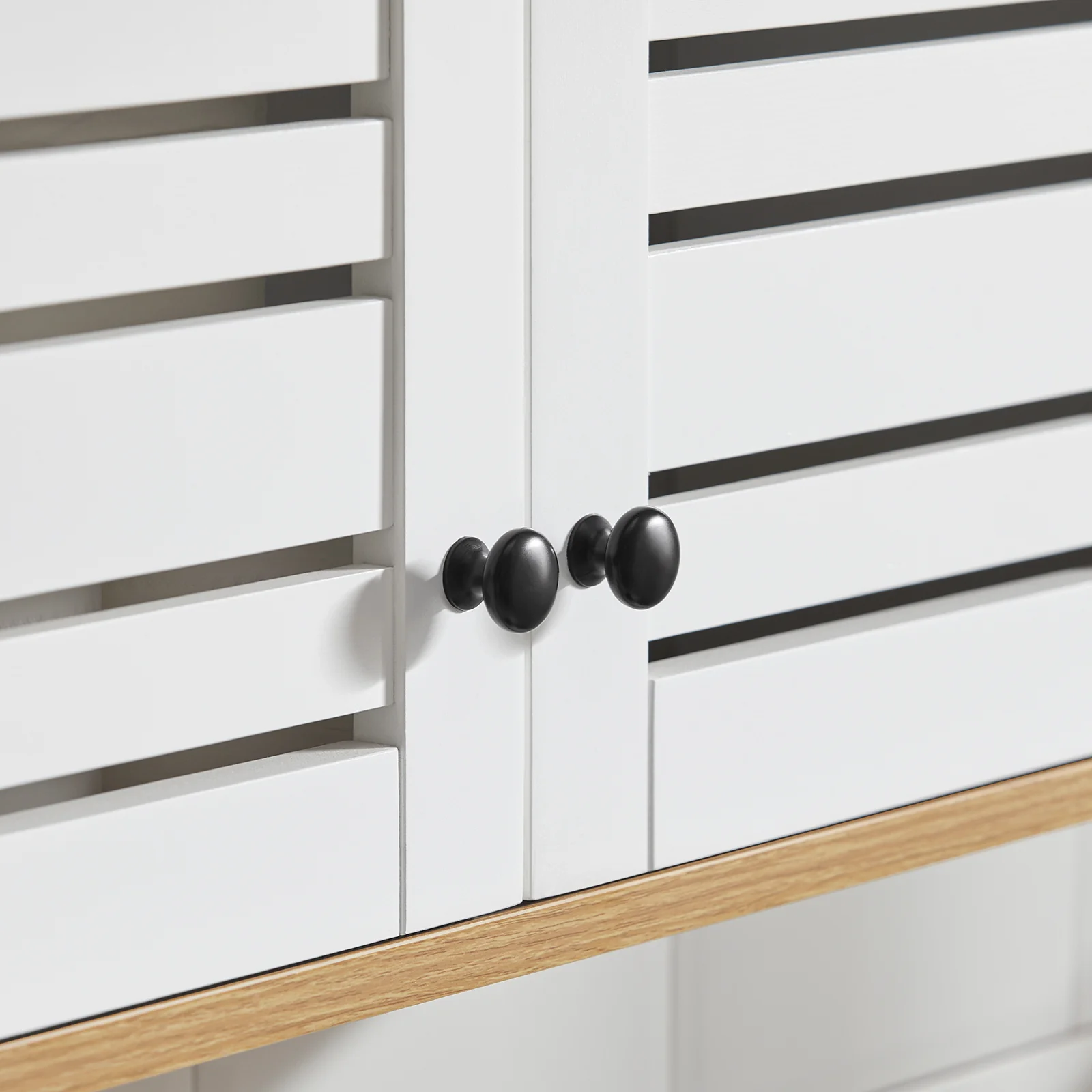 SoBuy BZR42-W Mueble de Pared con 2 Puertas Blanco - Image 8