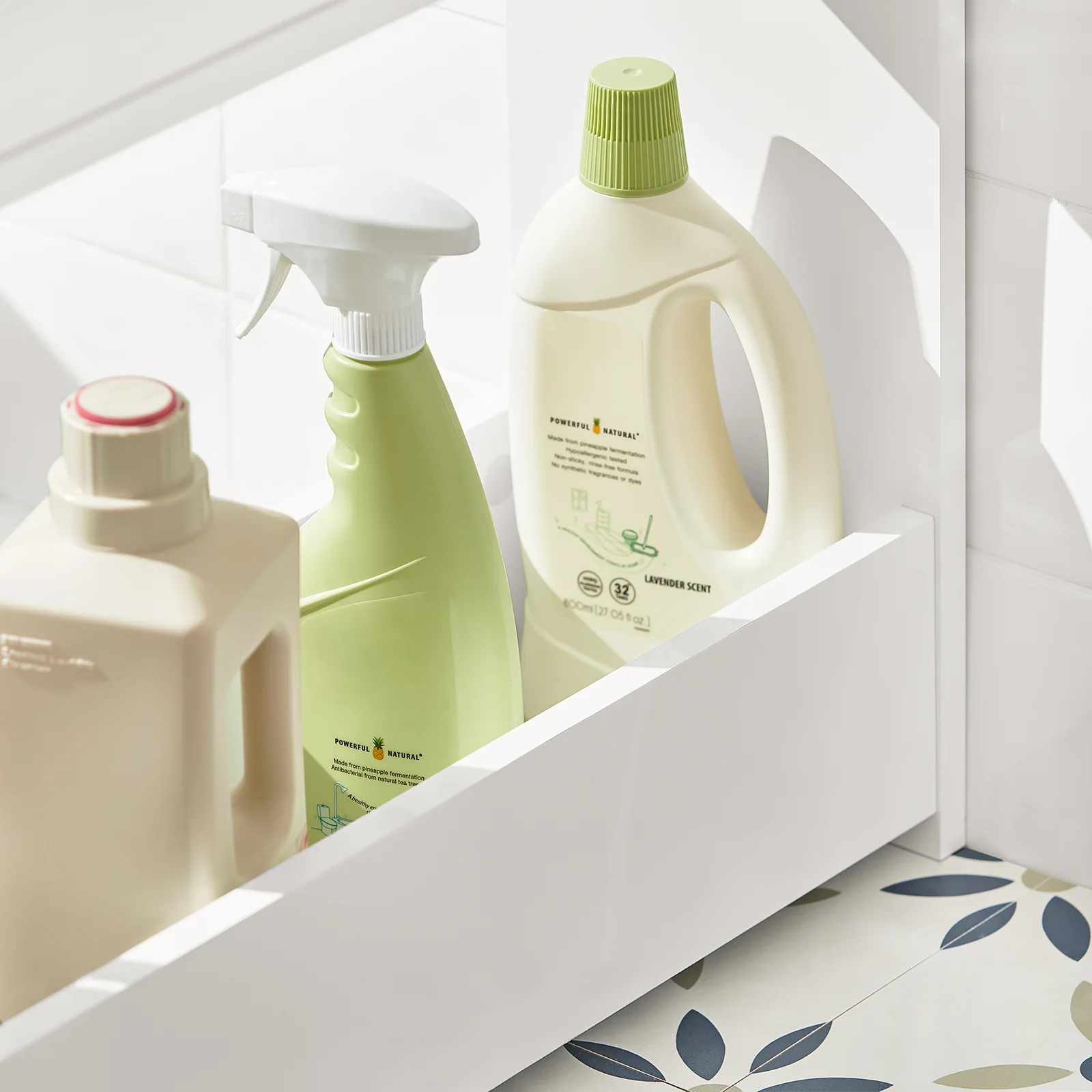 SoBuy BZR48-W  Armario de Baño con 1 cajón y 1 Bandeja Blanco - Image 8