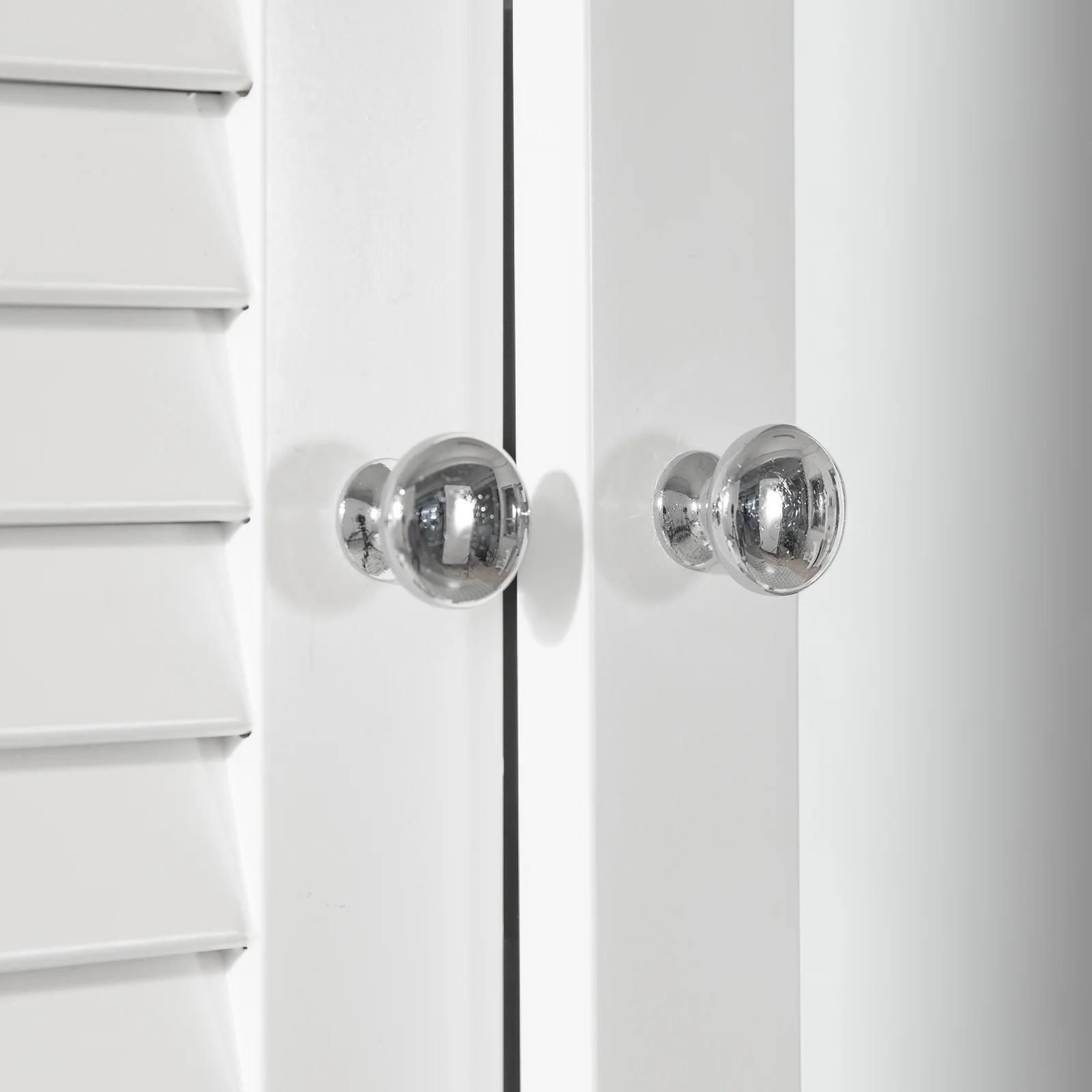 SoBuy BZR55-W Mueble de Pared con Espejo Blanco - Image 7
