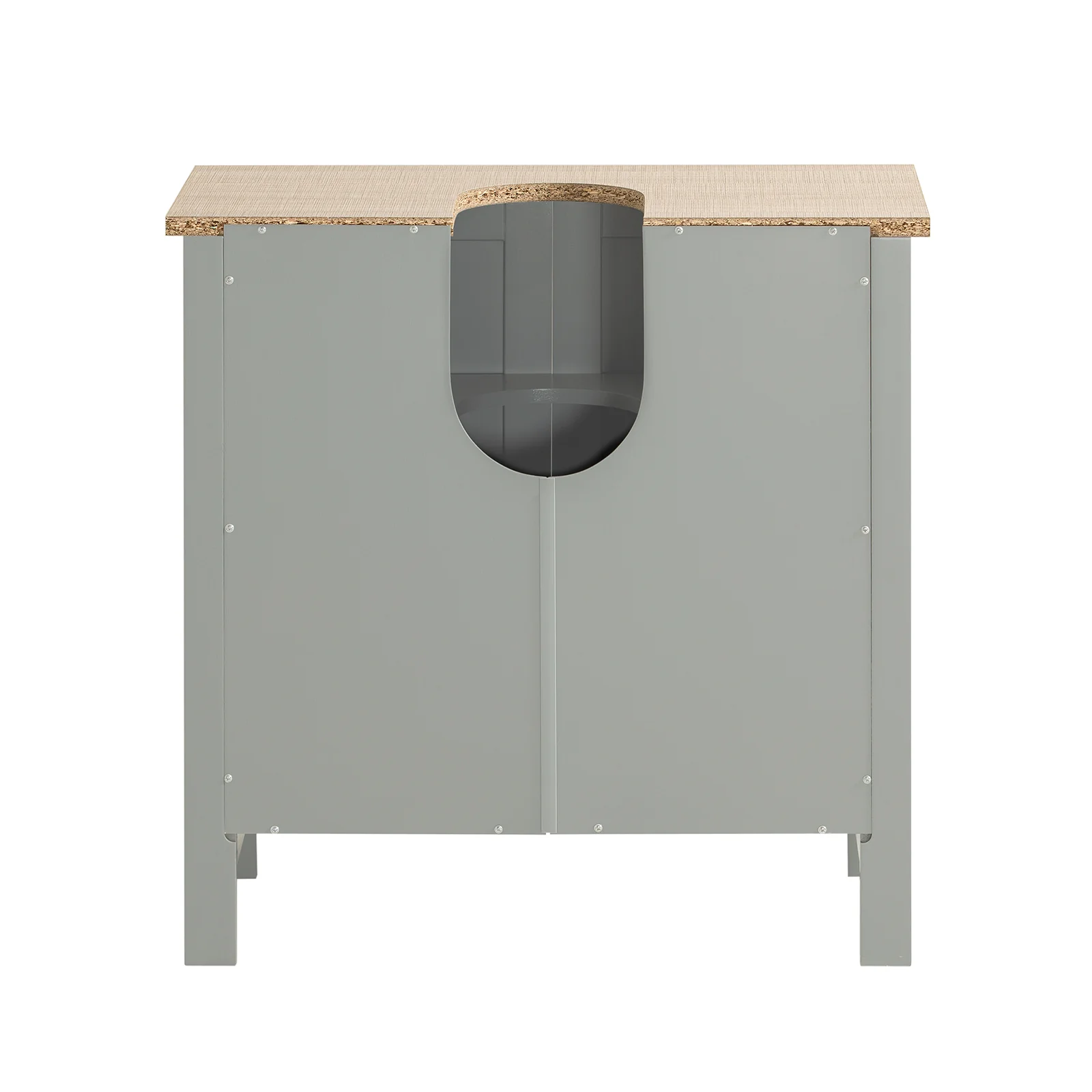 SoBuy BZR69-HG Mueble para Debajo del Lavabo con 1 Estante y 2 Puertas - Image 9
