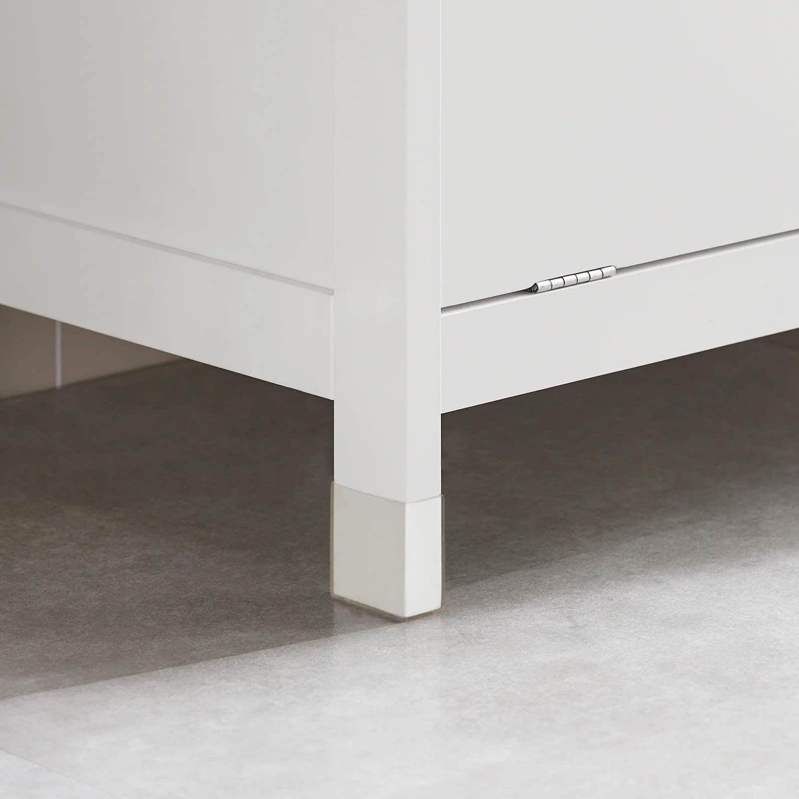 SoBuy BZR77-W Mueble para Ropa Sucia con 1 Cesto y 1 Cajón 3 Cestos - Image 8