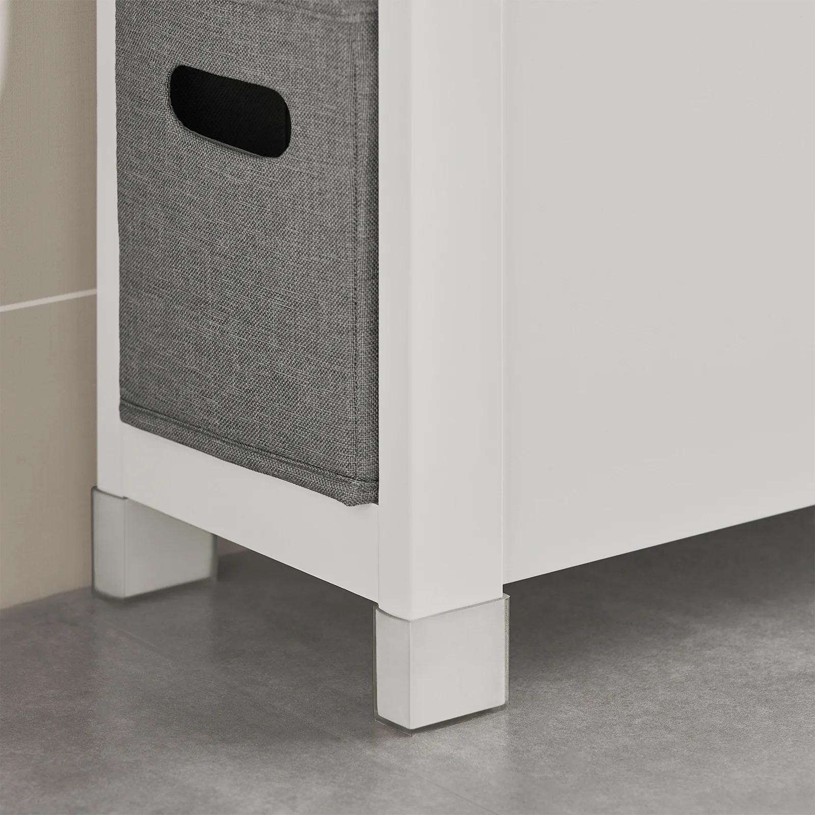 SoBuy BZR83-W Mueble de Baño con 1 Estante 2 Cestos 60 x 20 x 70 - Image 9