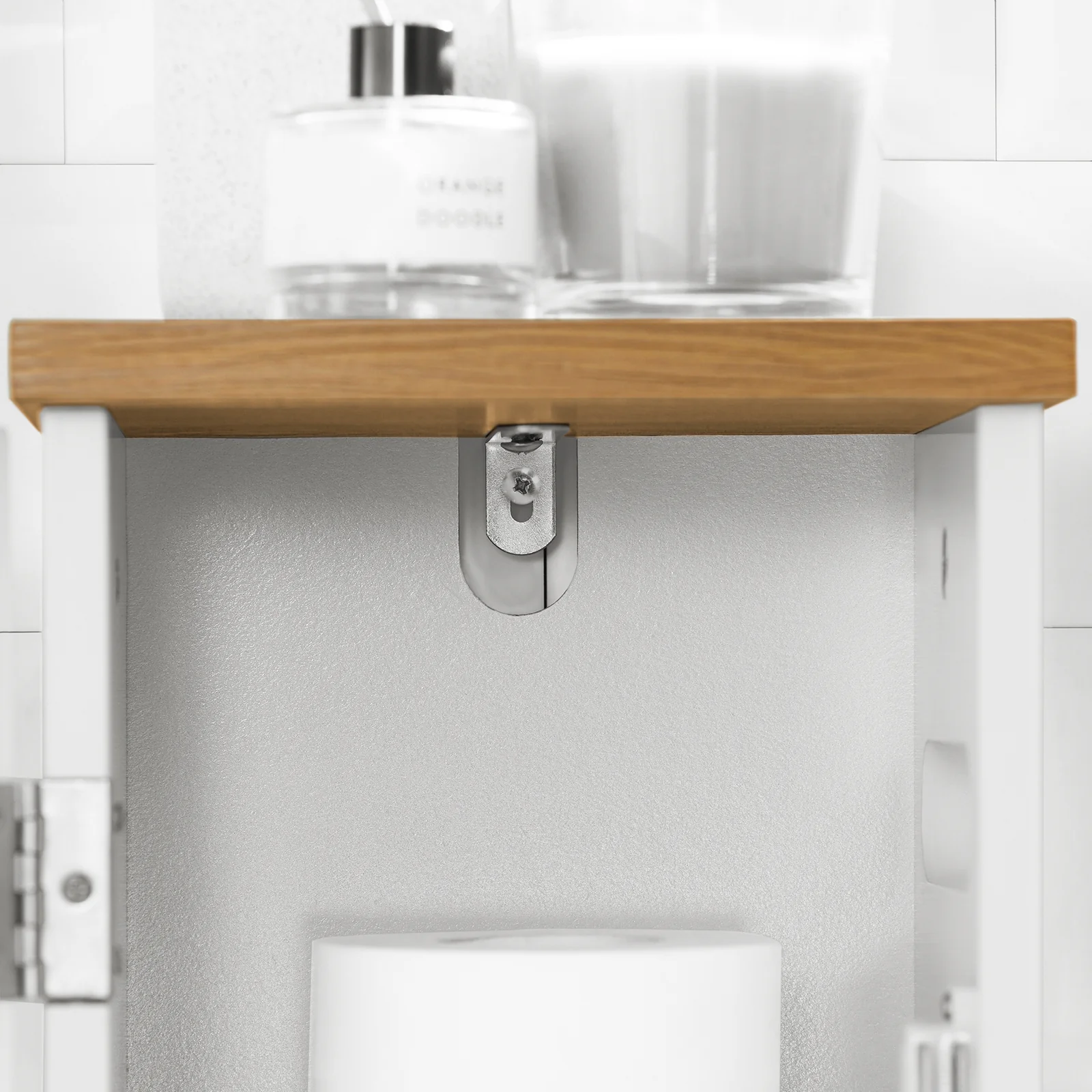 SoBuy BZR85-W Soporte para Papel Higiénico para baño Blanco 20x 18x75cm - Image 8