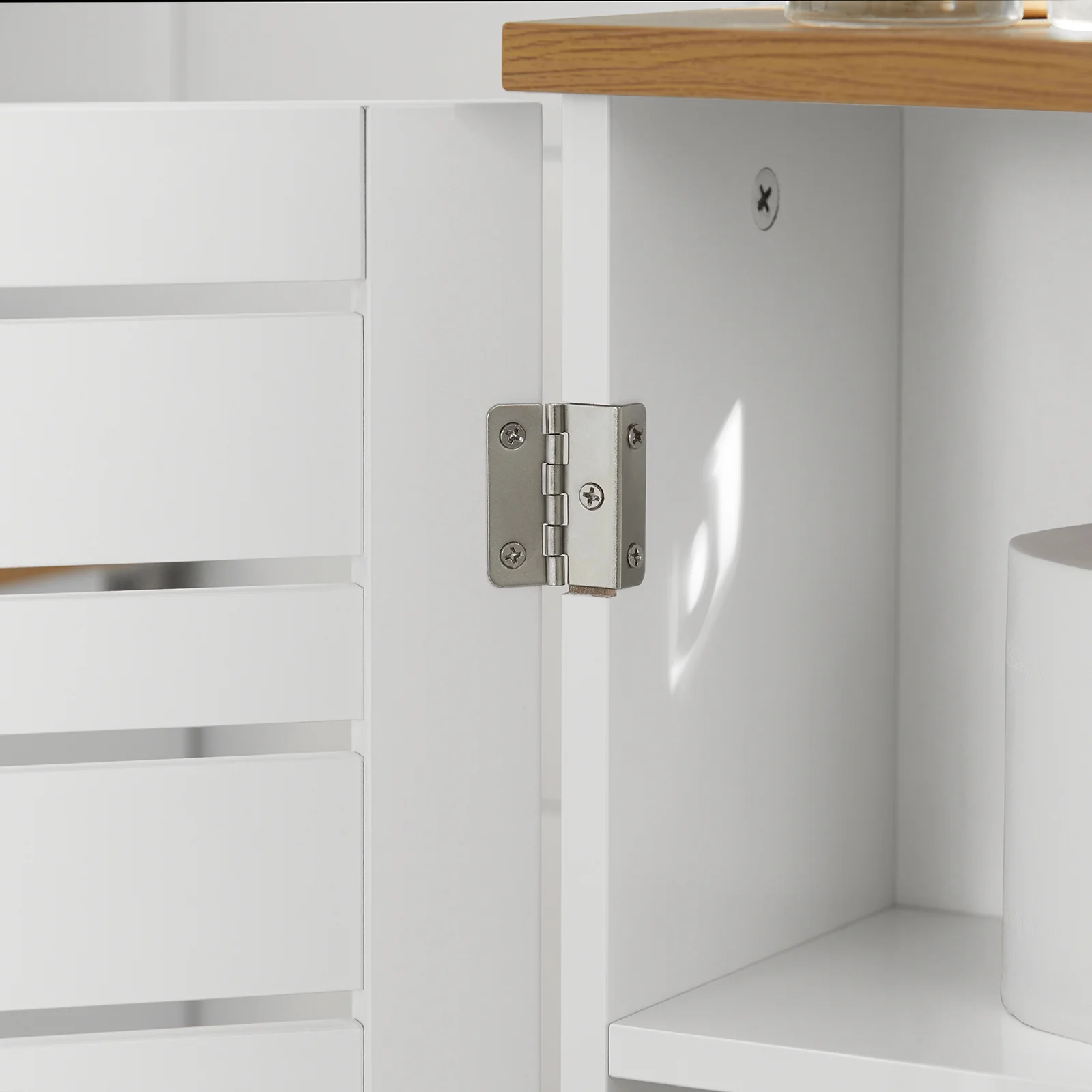 SoBuy BZR85-W Soporte para Papel Higiénico para baño Blanco 20x 18x75cm - Image 9