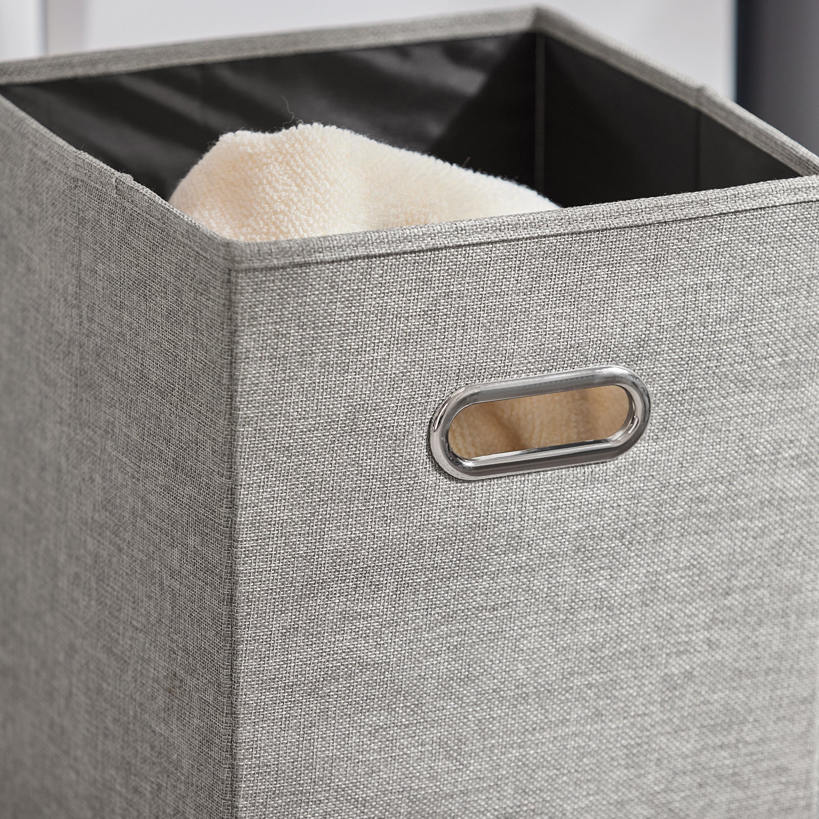 SoBuy BZR93-W Mueble para Ropa Sucia con 1 Cesto y 1 Cajón 34 x 30 x 90 cm - Image 7
