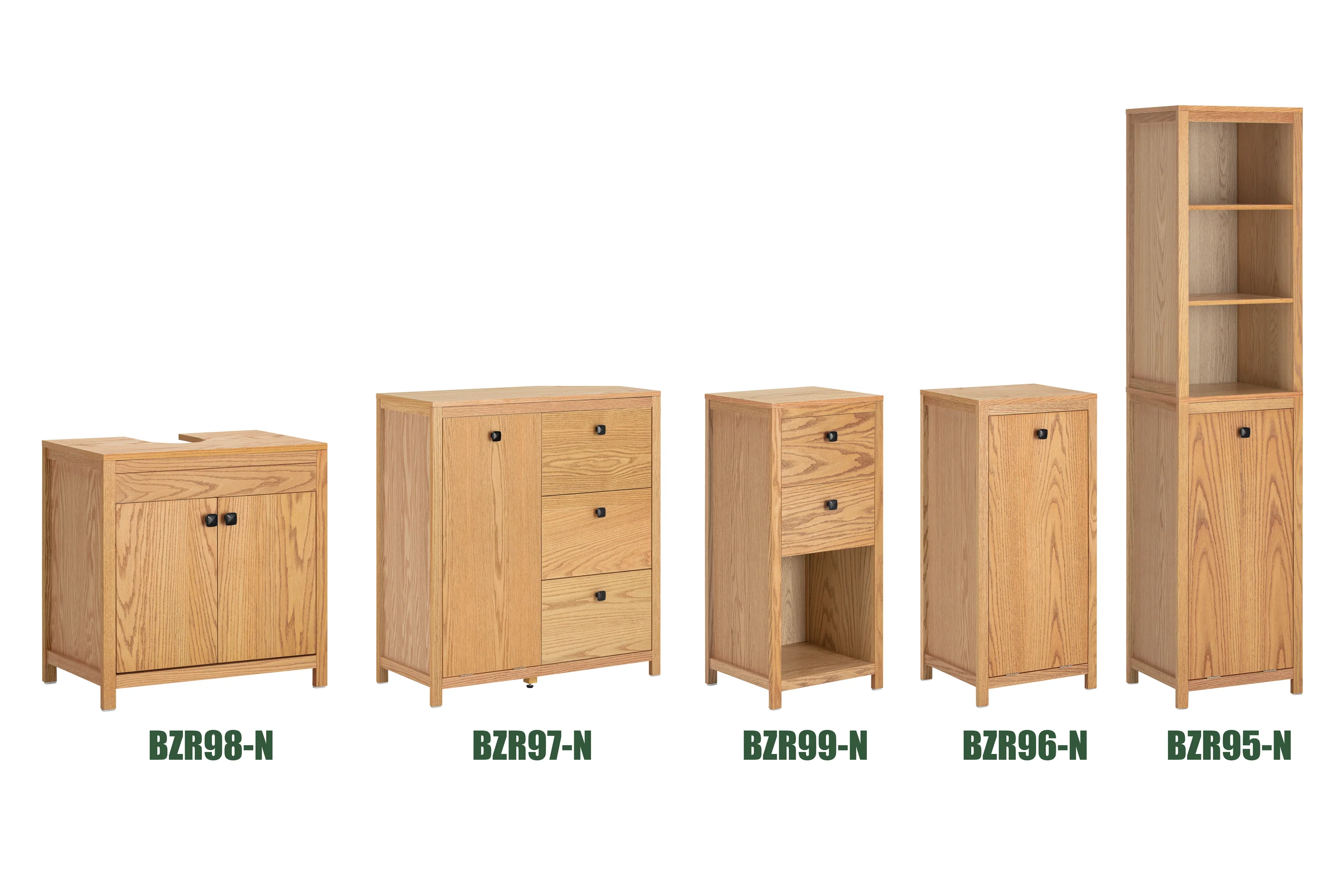 SoBuy BZR95-N Mueble Columna de Baño con 1 Cesto para Ropa Sucia y 3 Estantes - Image 10
