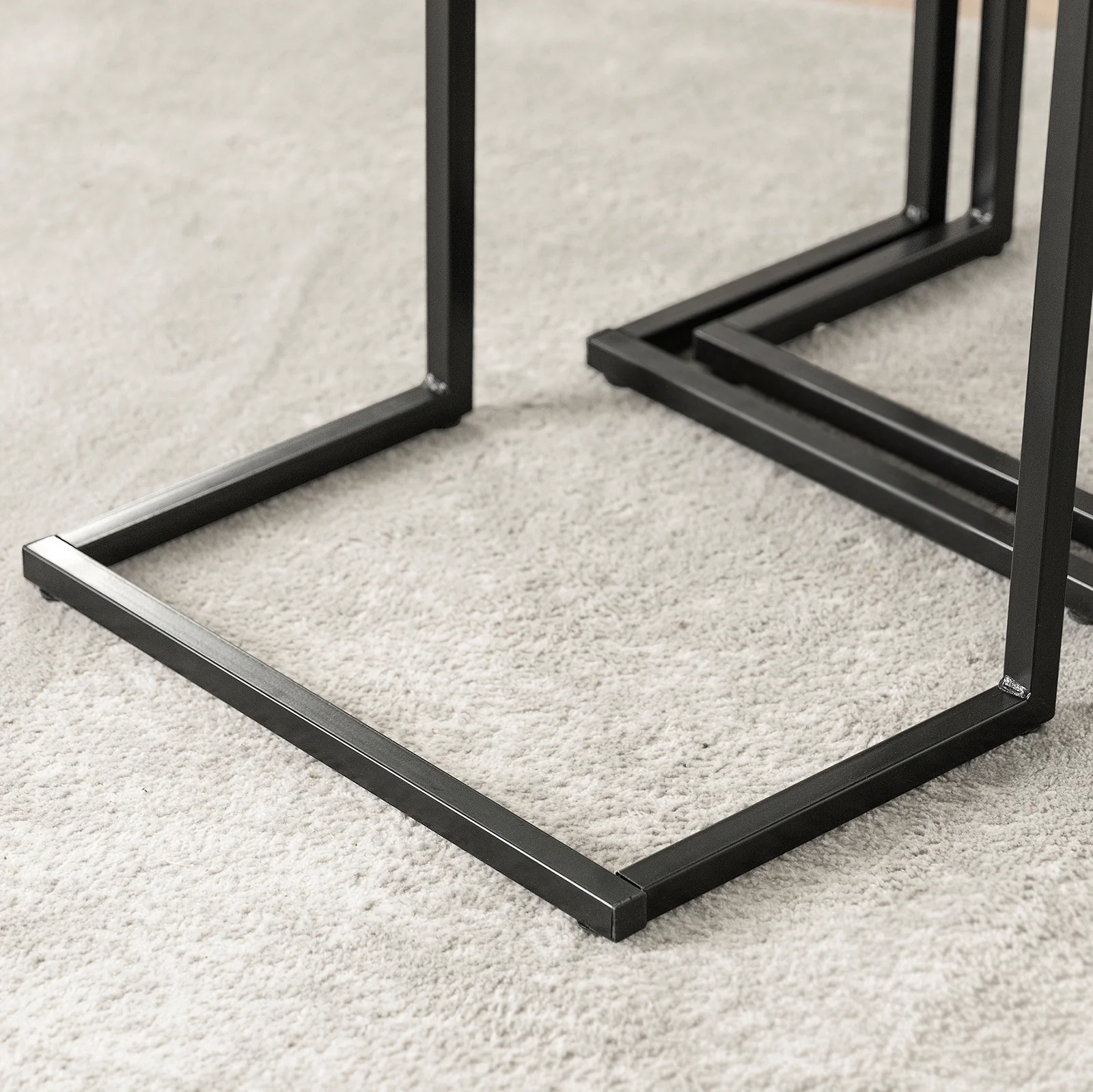 SoBuy FBT102-F Juego de 3 Mesas Auxiliares para Salón Madera - Image 7