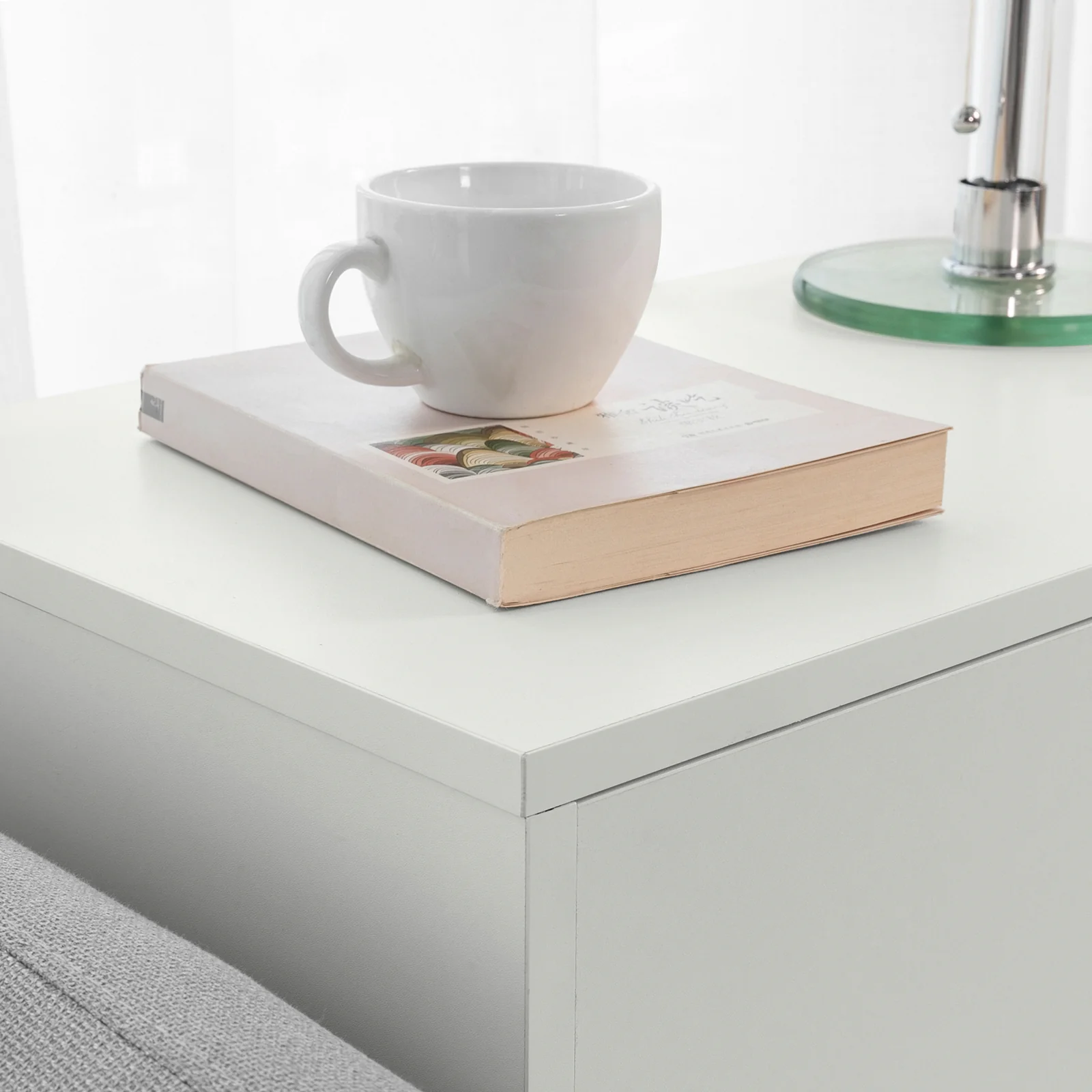 SoBuy FBT105-W Soporte para Impresora de archivador de Oficina en casa Blanco - Image 6