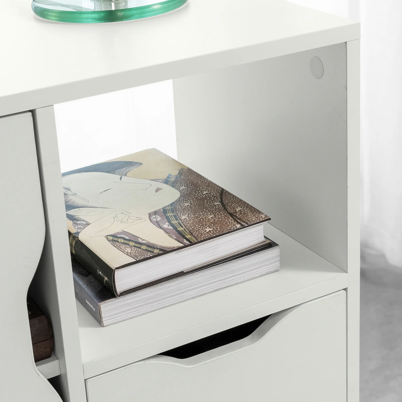 SoBuy FBT105-W Soporte para Impresora de archivador de Oficina en casa Blanco - Image 7