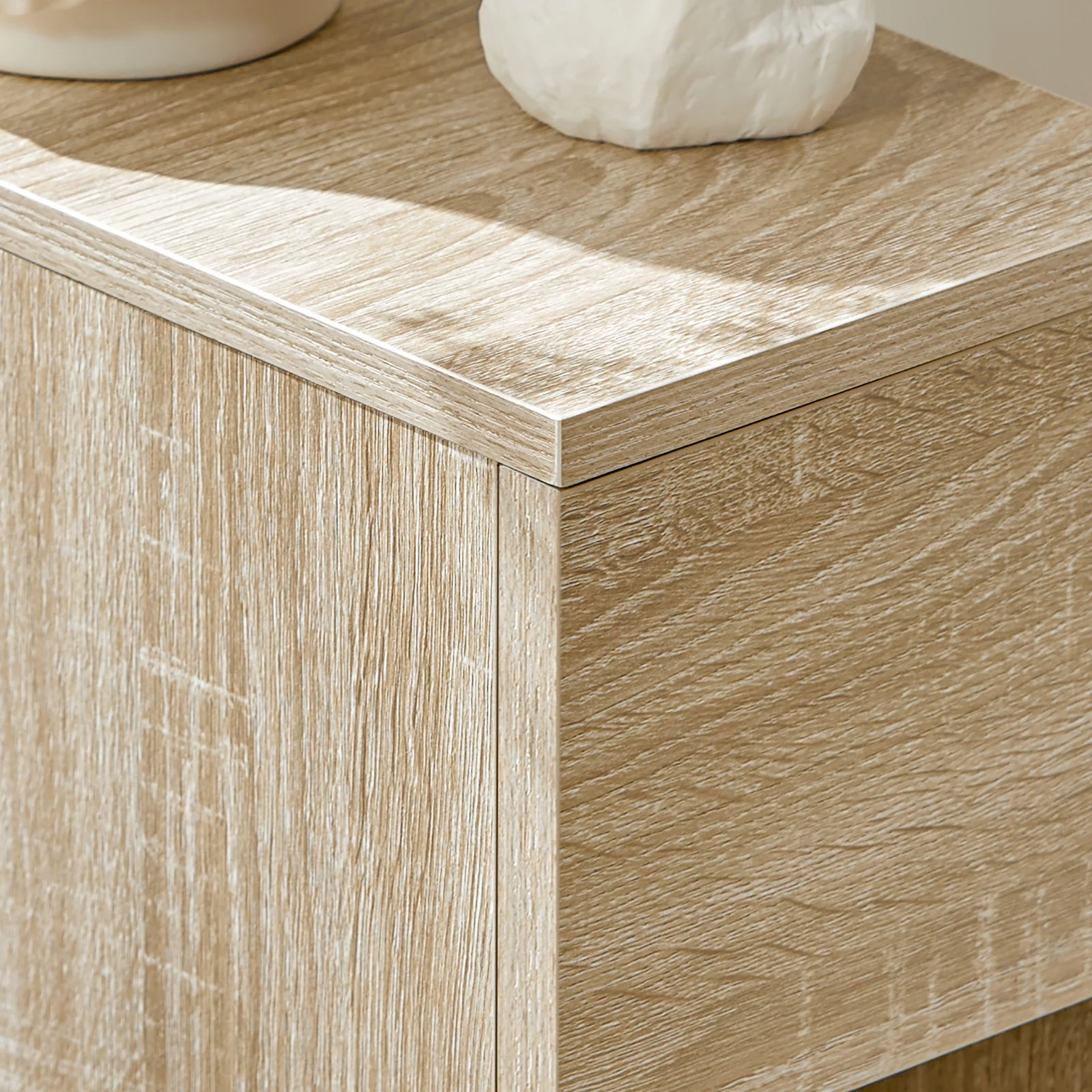 SoBuy FBT111-N Mesita de Noche con 1 cajón Madera Natural - Image 5